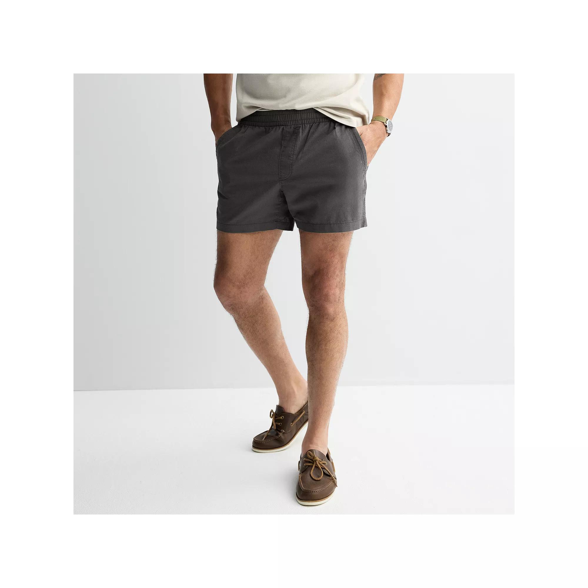Men's Sonoma Goods For Life® 5" Everyday Pull-On Shorts, Size: XL 5 INCH, Black Copy Product Image