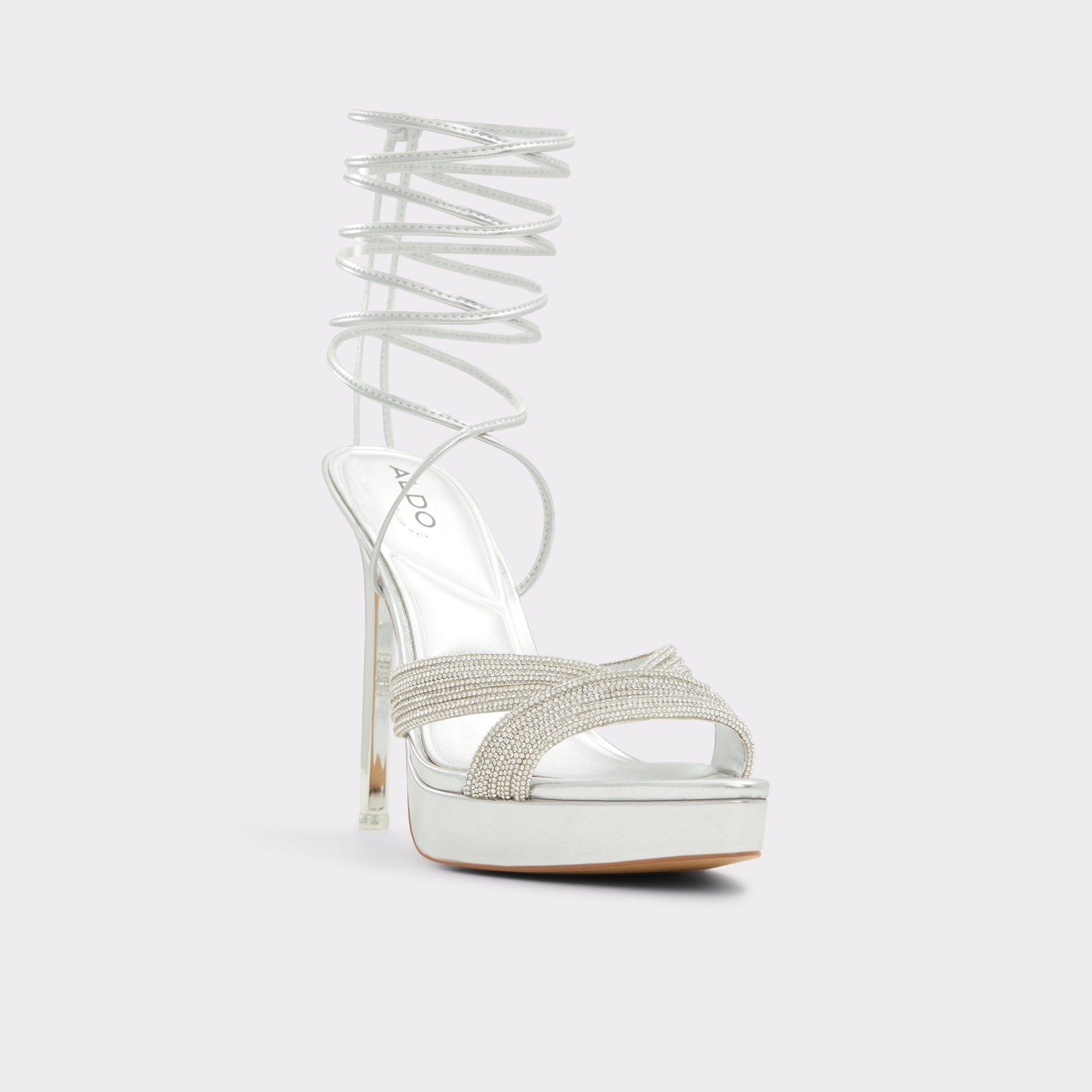 Vivyana Silver Women's Strappy sandals | ALDO US Product Image