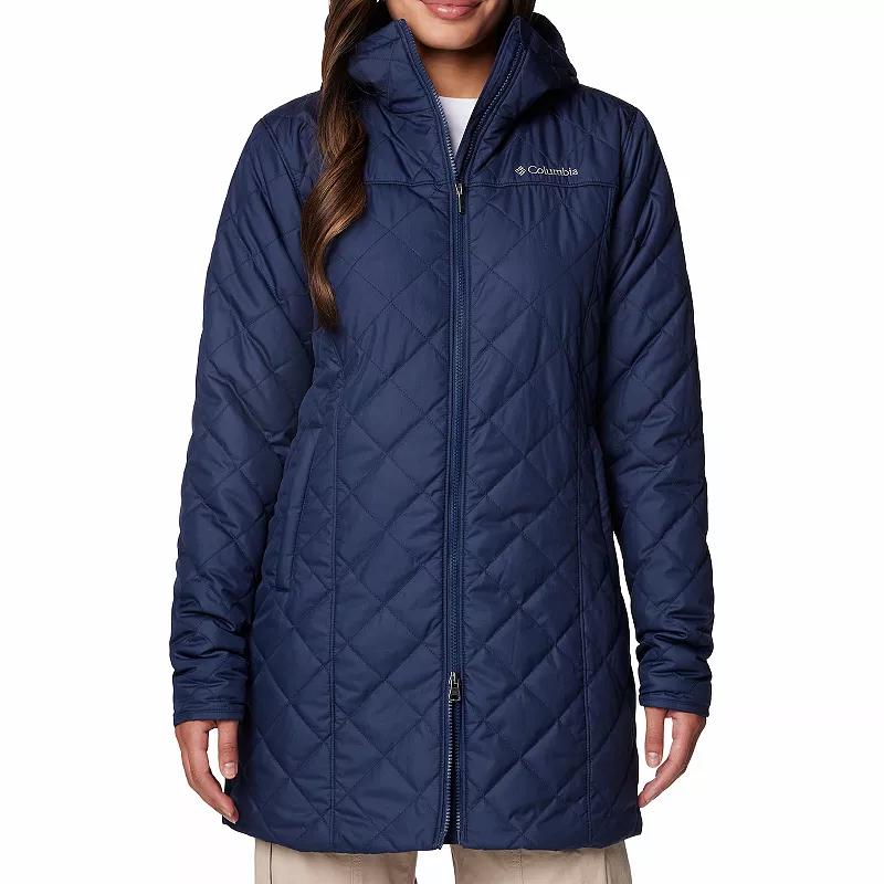 Women's Columbia Copper Crest II Long Jacket, Size: Small, Stone Green Product Image