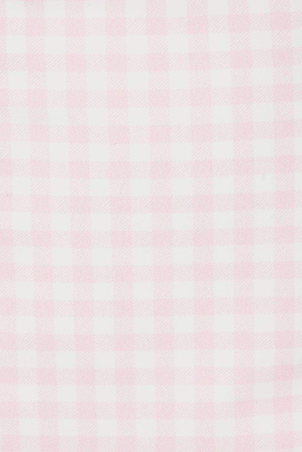 The Pink Gingham Ruffle Bikini Top Product Image