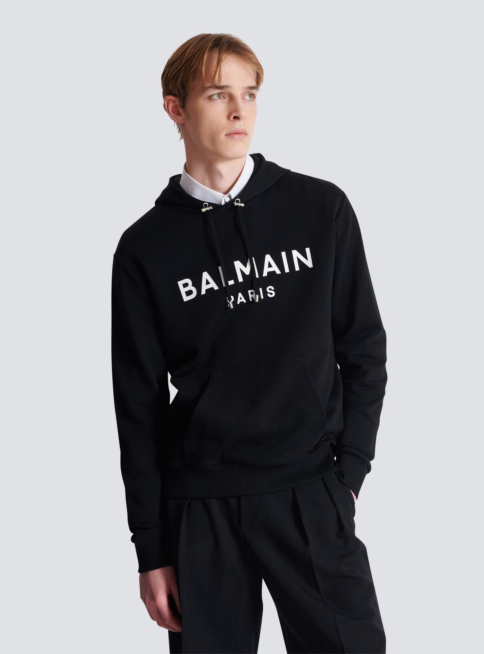 Printed Balmain Paris hoodie Product Image