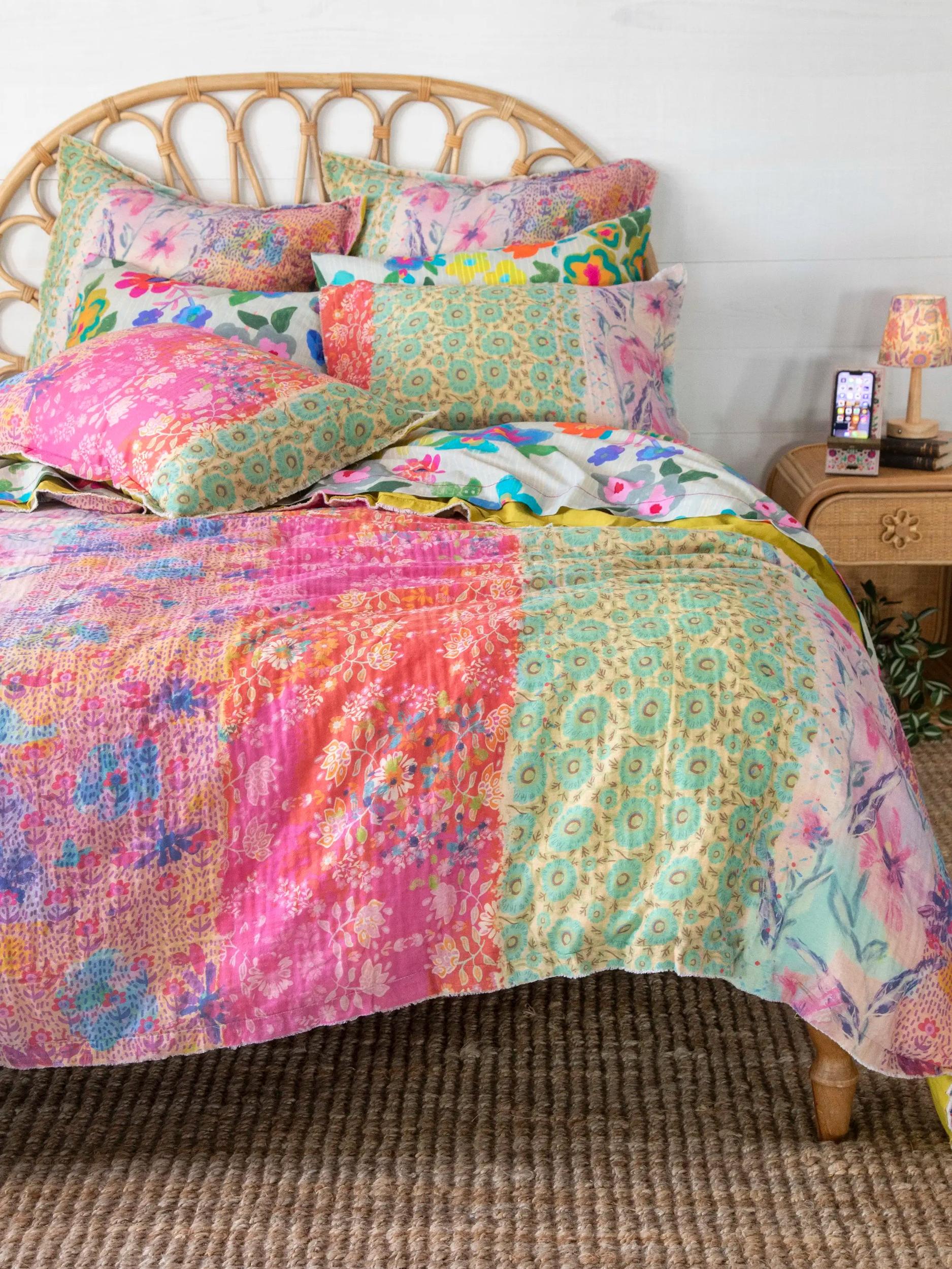 Cotton Gauze Duvet Cover - Meadow Mix Product Image