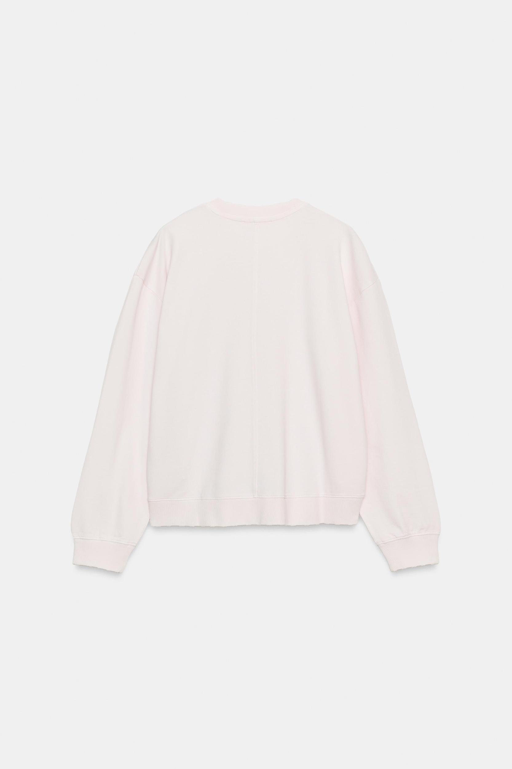 WASHED EFFECT SWEATSHIRT Product Image