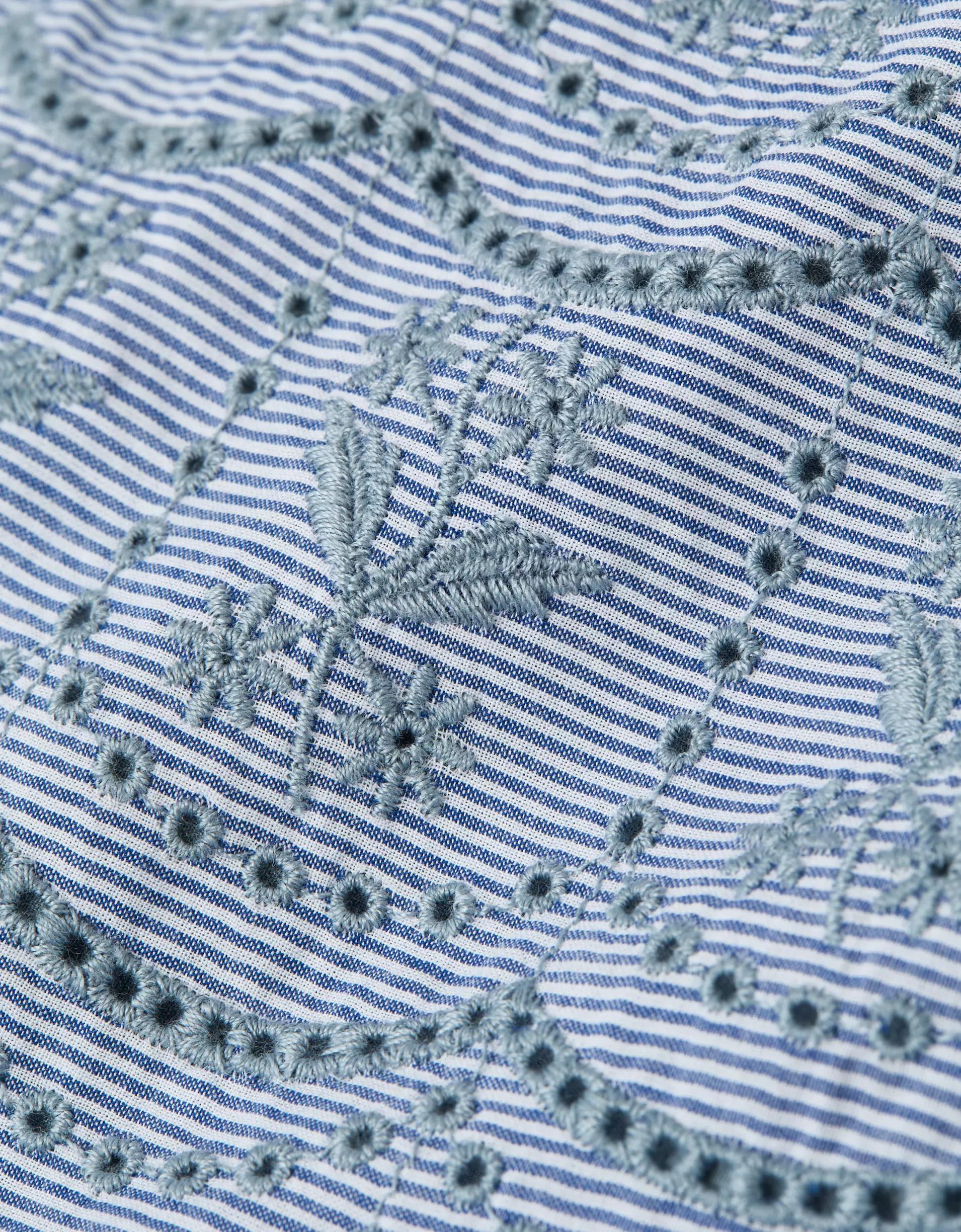 AE Scalloped Tiered Midi Dress Product Image