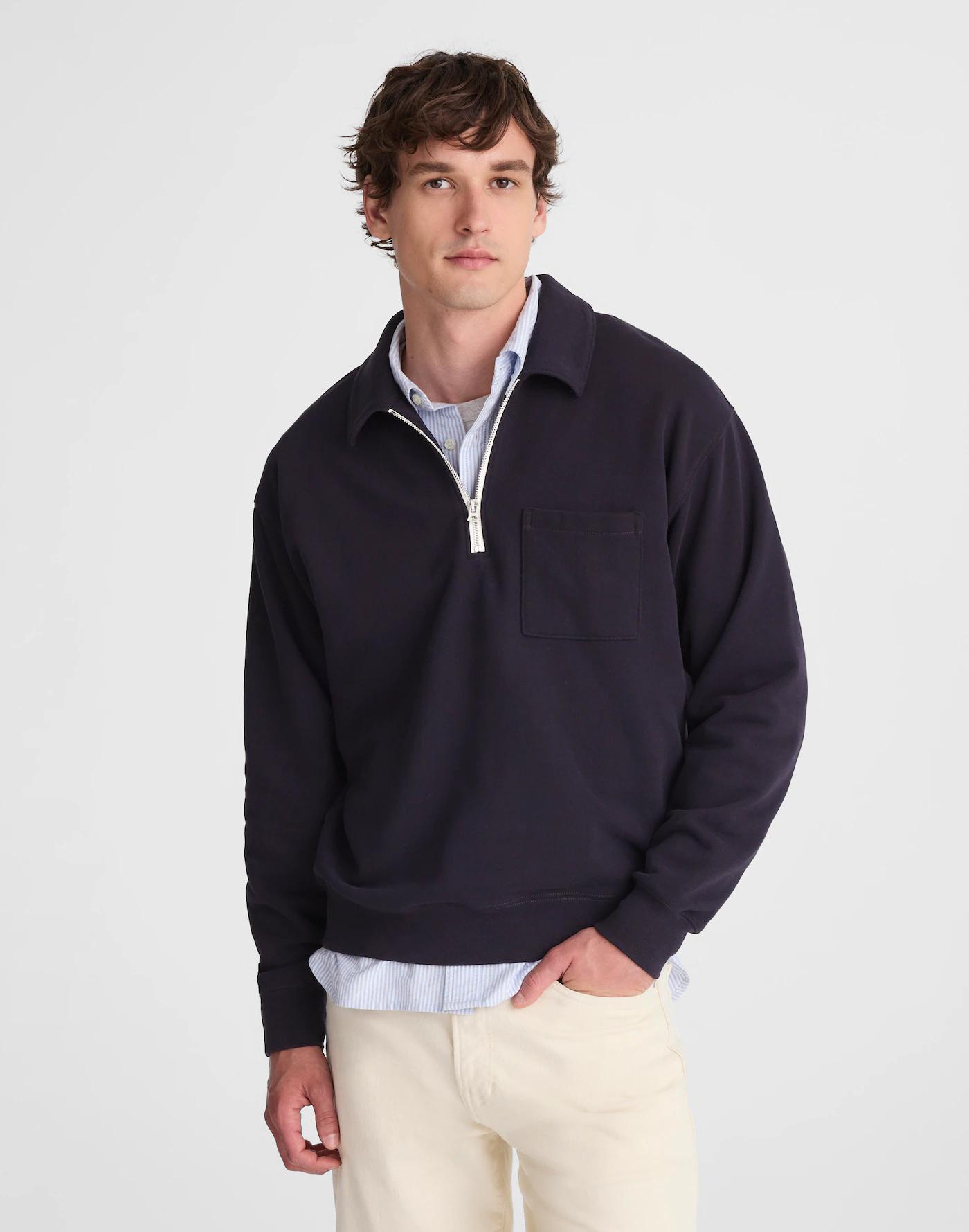 The McCarren Midweight Quarter-Zip Sweatshirt Product Image