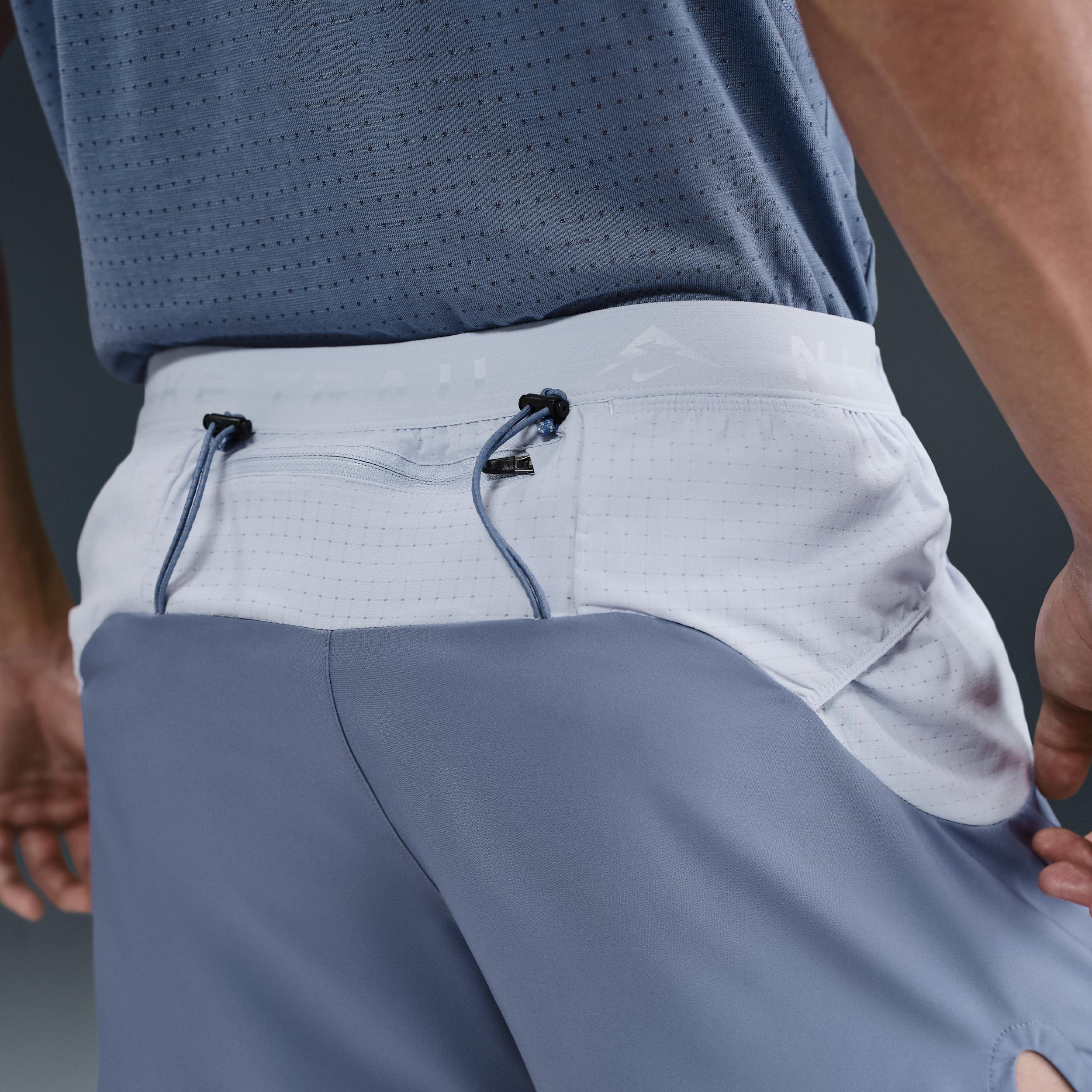 Nike Mens Trail Second Sunrise 5 Dri-FIT ADV Brief-Lined Running Shorts | HJ3572-499 Product Image