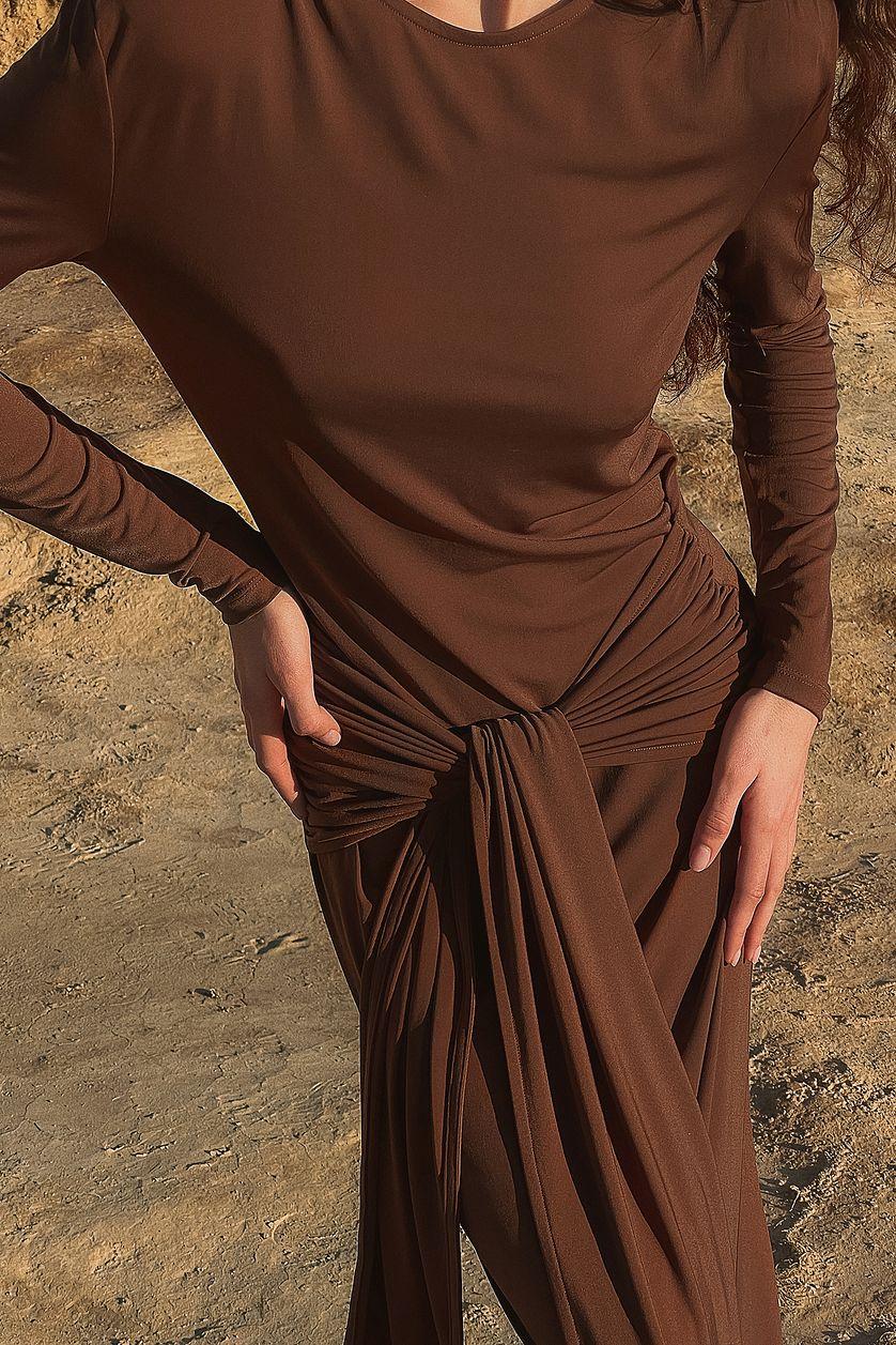 Tie Waist Maxi Dress Product Image