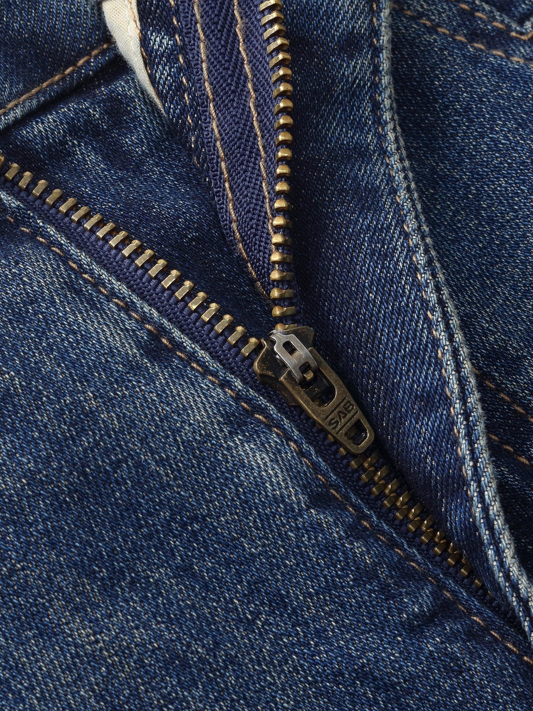 Denim Women Ankle-Length Cuffed Jeans Product Image