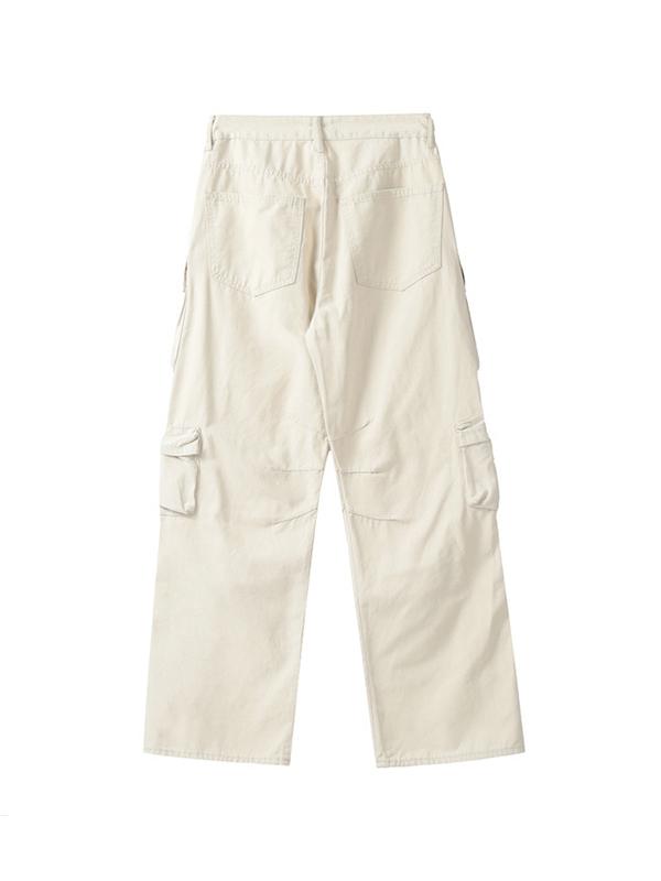 Multi Pockets Vintage Baggy Cargo Jeans Product Image