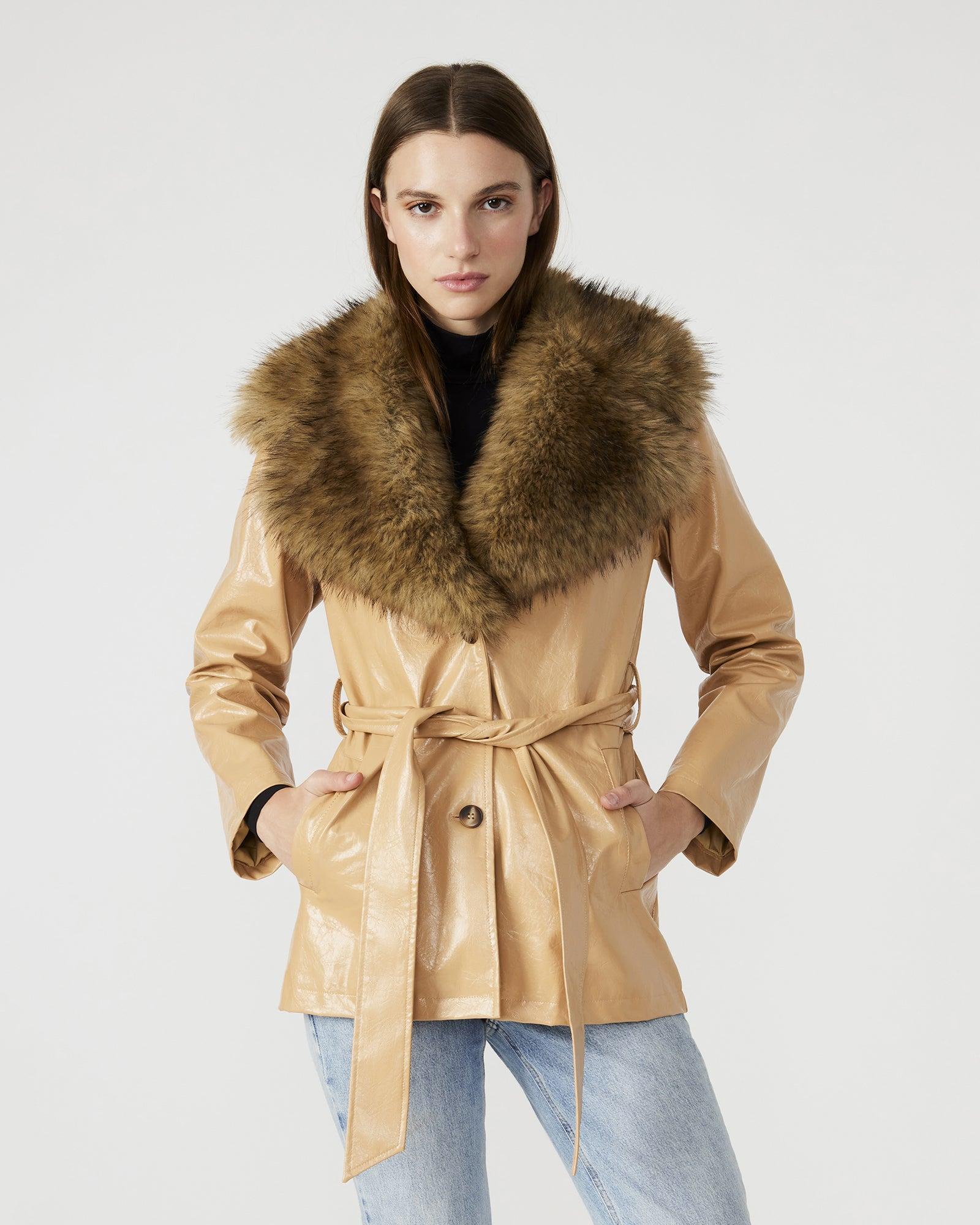 BOWERY COAT TAN Female Product Image