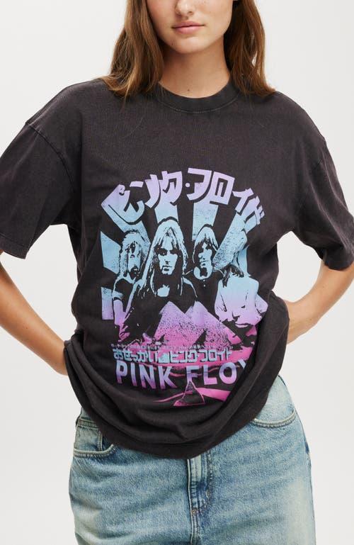 Cotton On Women's The Lcn Music Boxy Graphic Tee in Pink Floyd Gradient Washed at Nordstrom, Size Small Product Image