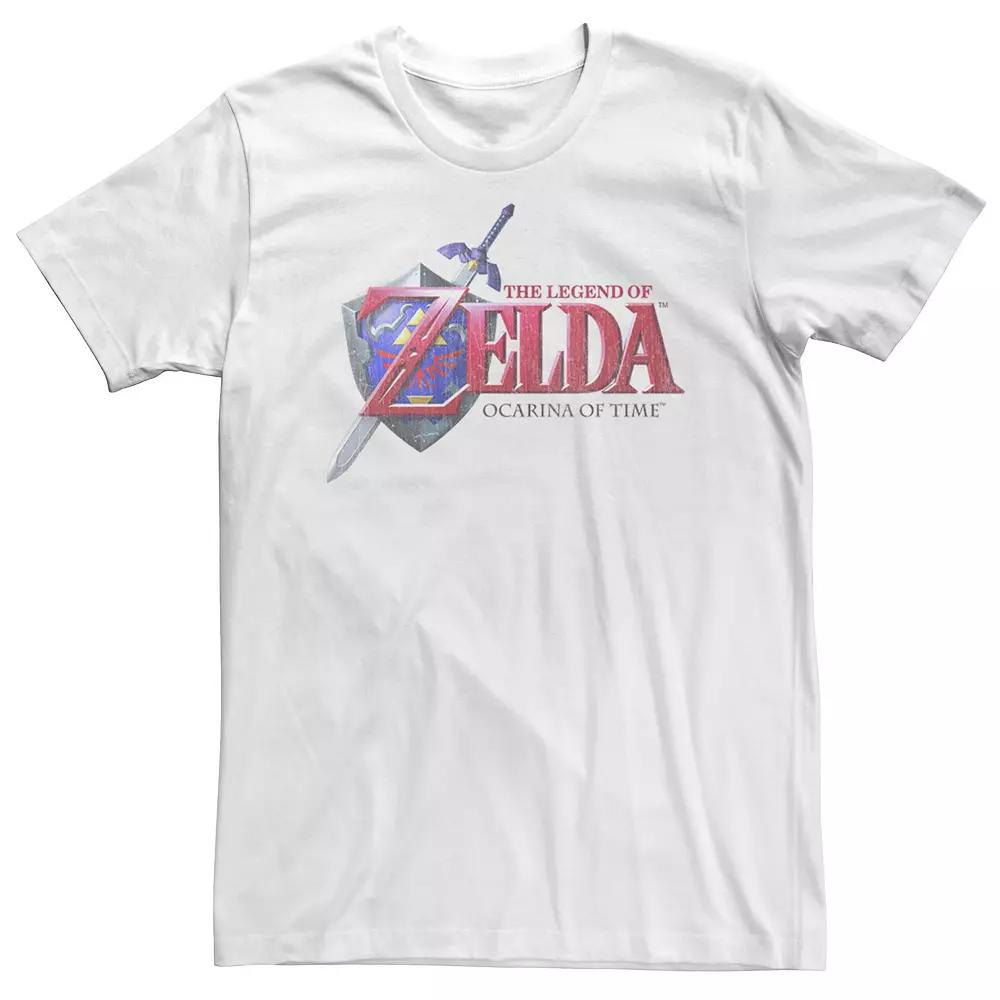 Big & Tall Nintendo Zelda Ocarina of Time Classic Logo Tee, Men's,  Product Image