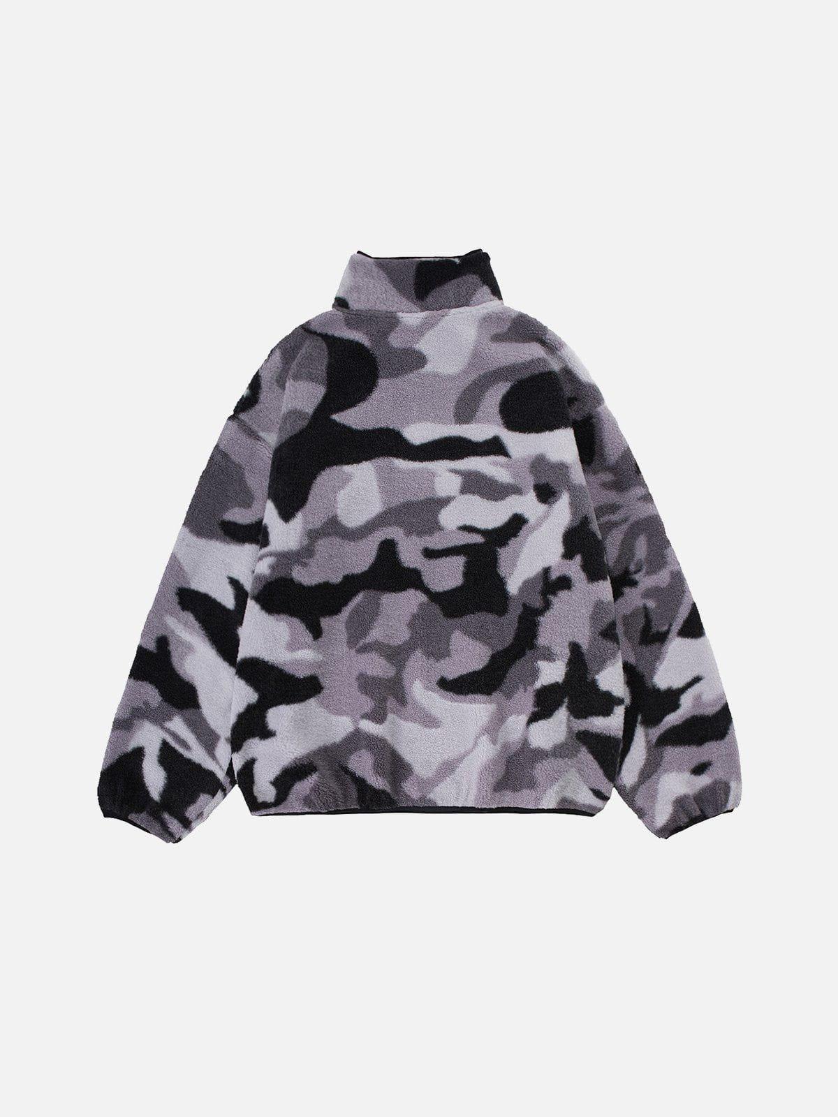 Aelfric Eden Camouflage Polar Fleece Sweatshirt Product Image
