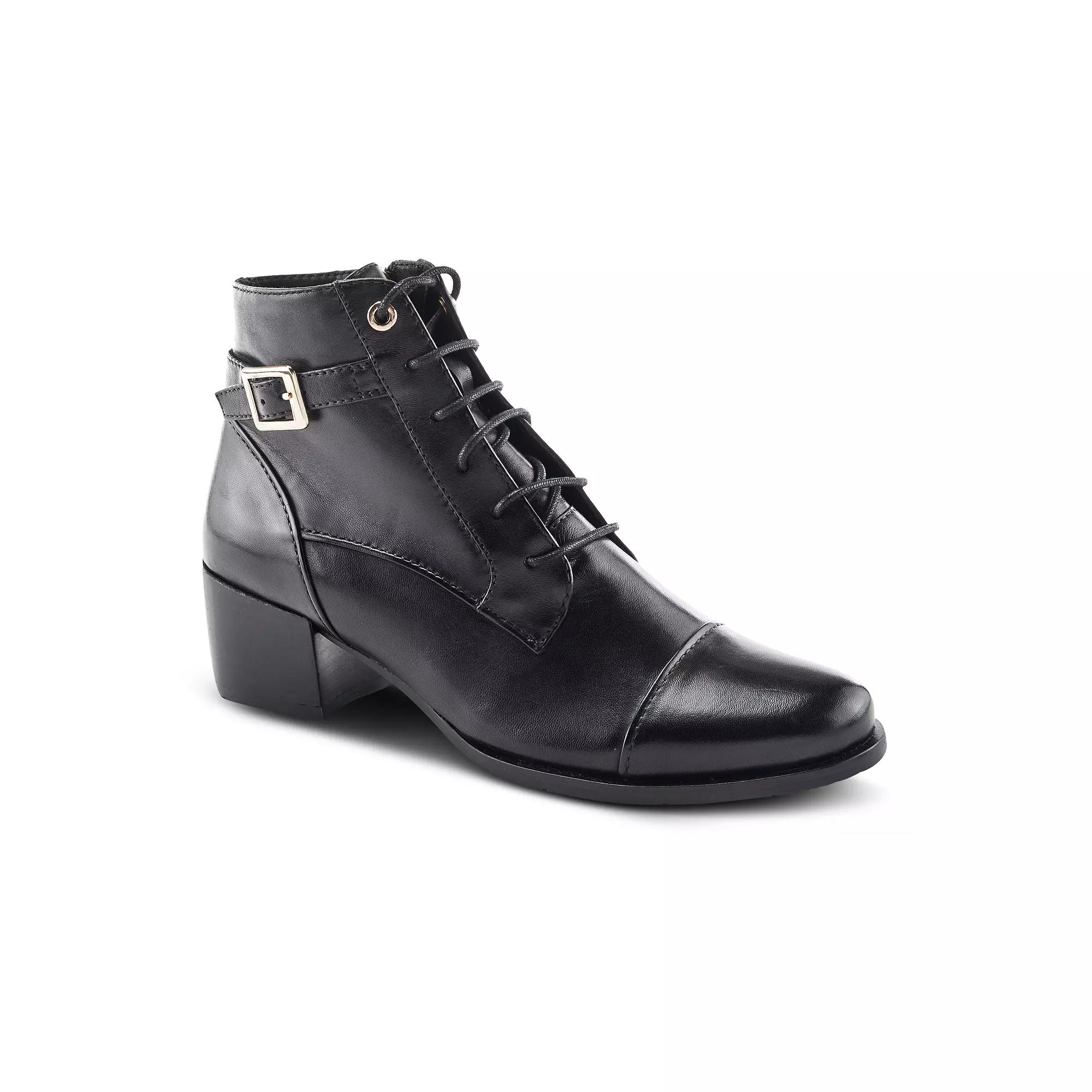 Spring Step Buckleup Women's Ankle Leather Boots,  Product Image