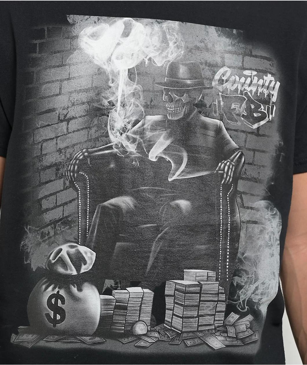 FB County FBC Stacks Black T-Shirt Product Image