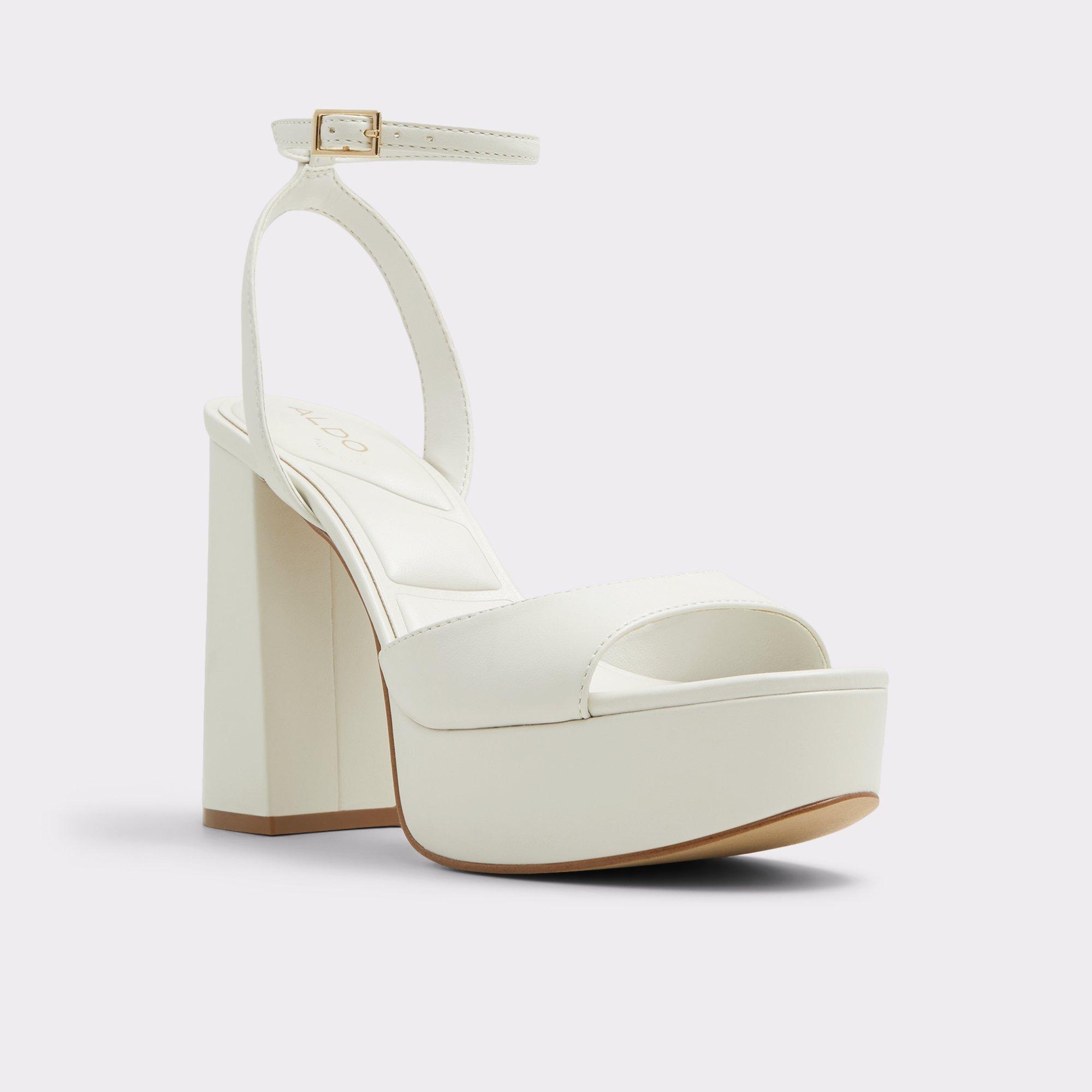 Valoria White Women's Platform Sandals | ALDO US Product Image