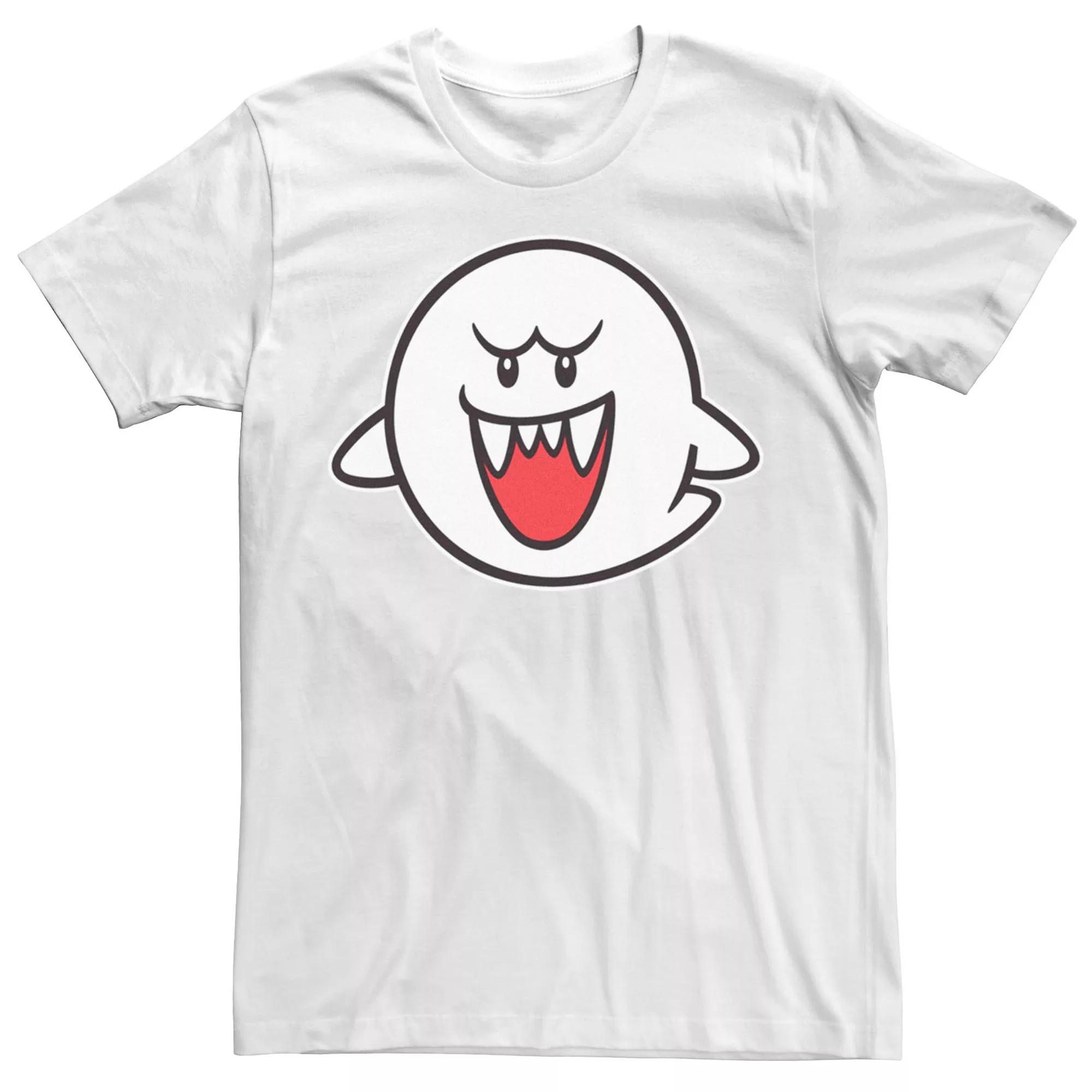 Men's Nintendo Super Mario Boo Short Sleeve Tee,  Product Image