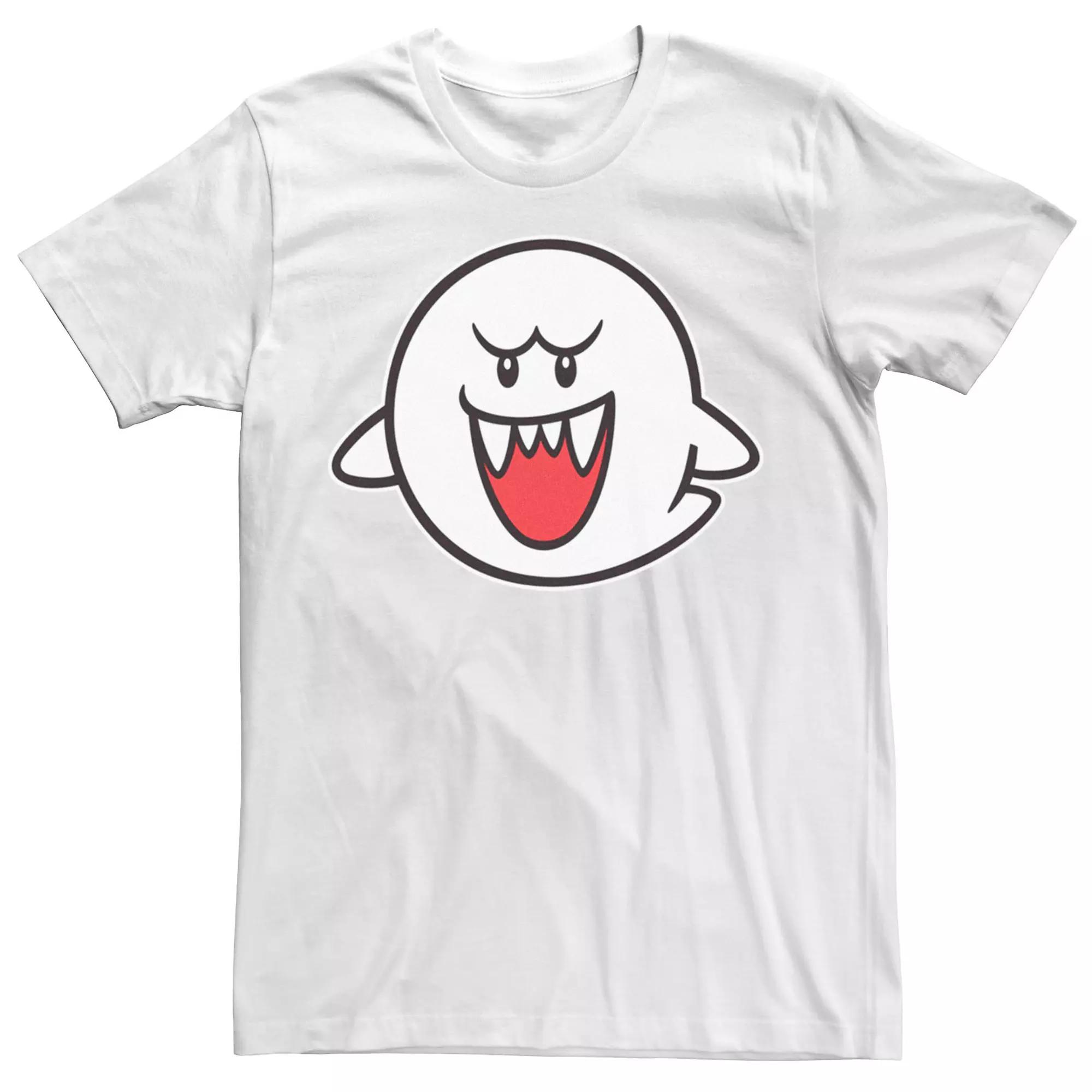 Men's Nintendo Super Mario Boo Short Sleeve Tee,  Product Image