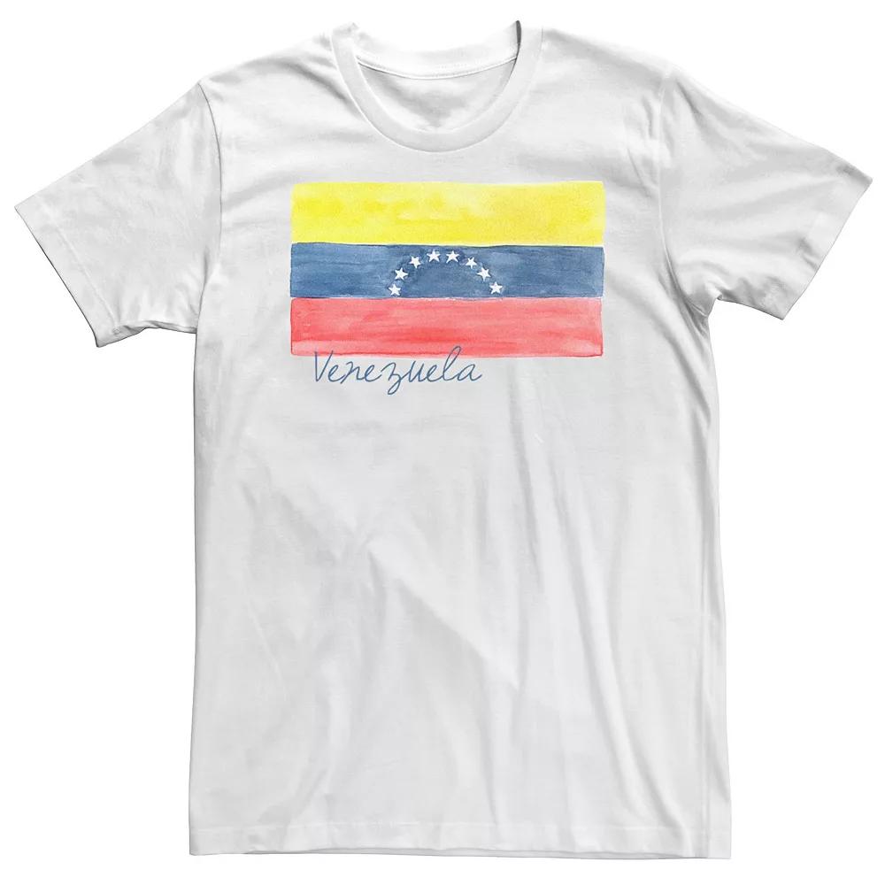 Big & Tall HHM Venezuela Flag Watercolor Tee, Men's,  Product Image