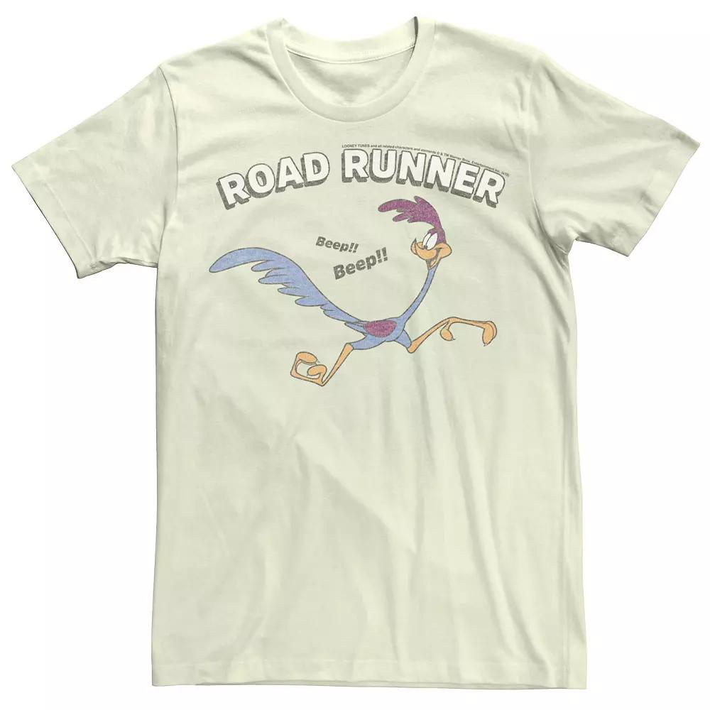 Men's Looney Tunes Retro Road Runner Beep Beep Distorted Tee,  Product Image