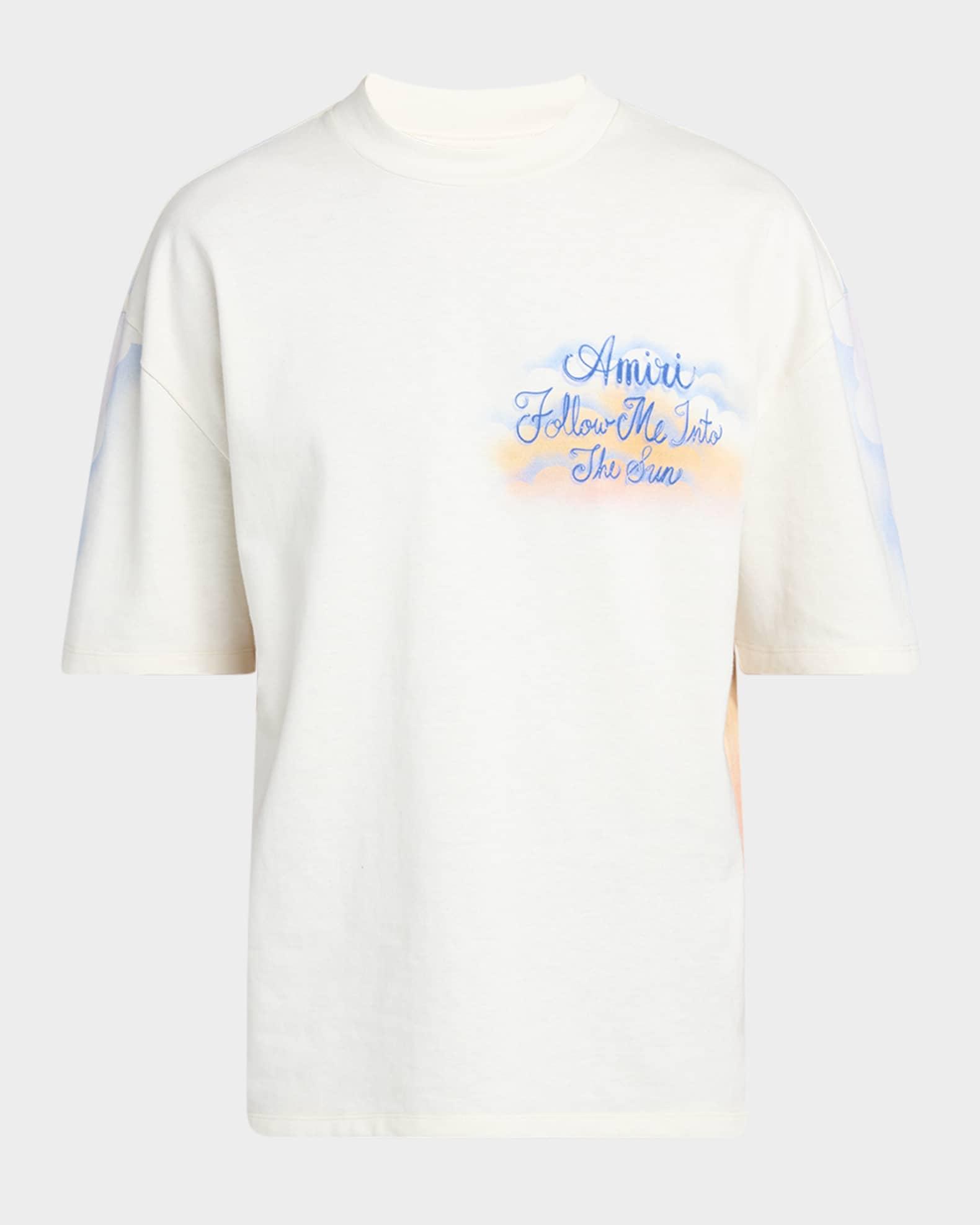 Mens Follow Me Cotton Oversized Crewneck T-Shirt Product Image