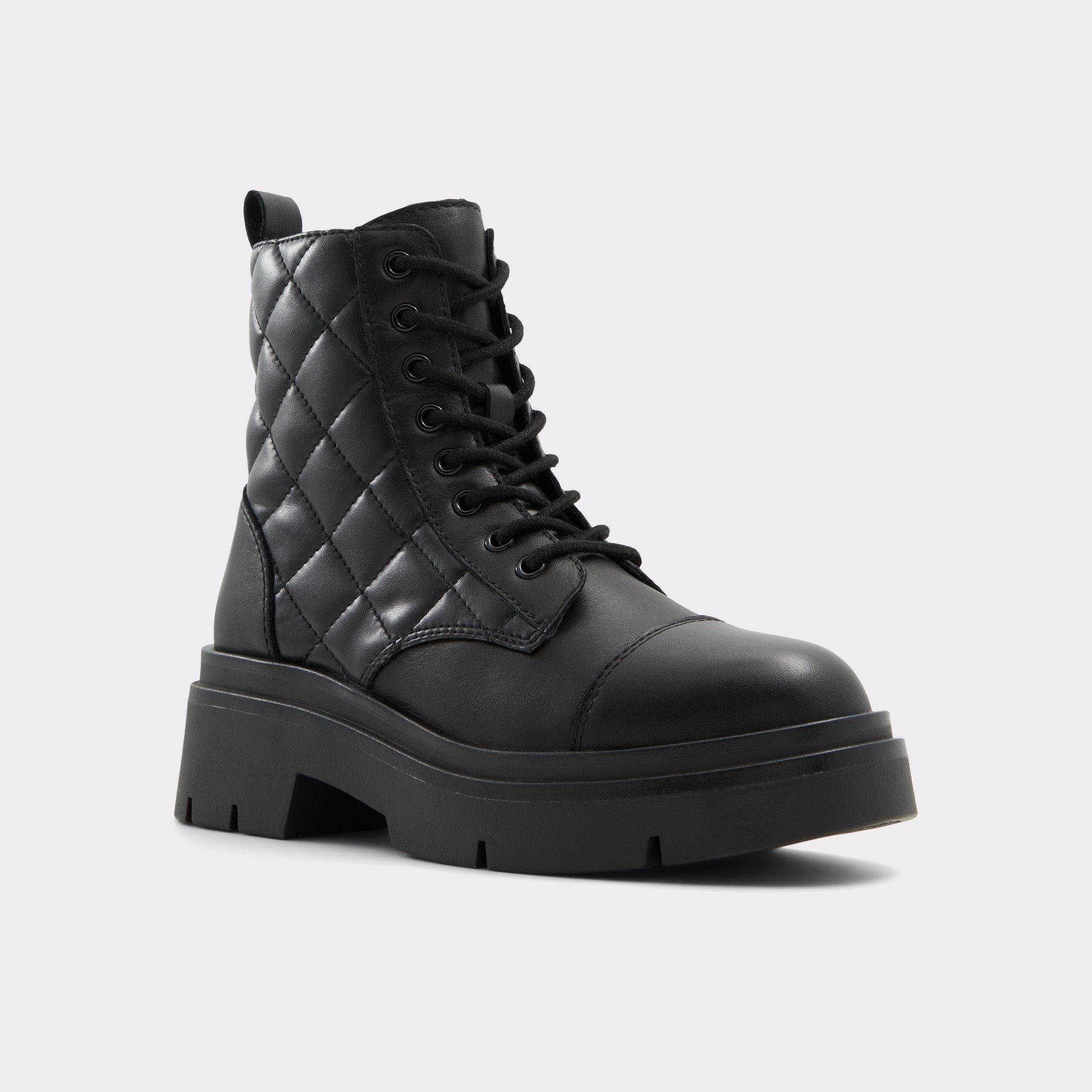 Winterrose Black Women's Combat boots | ALDO US Product Image