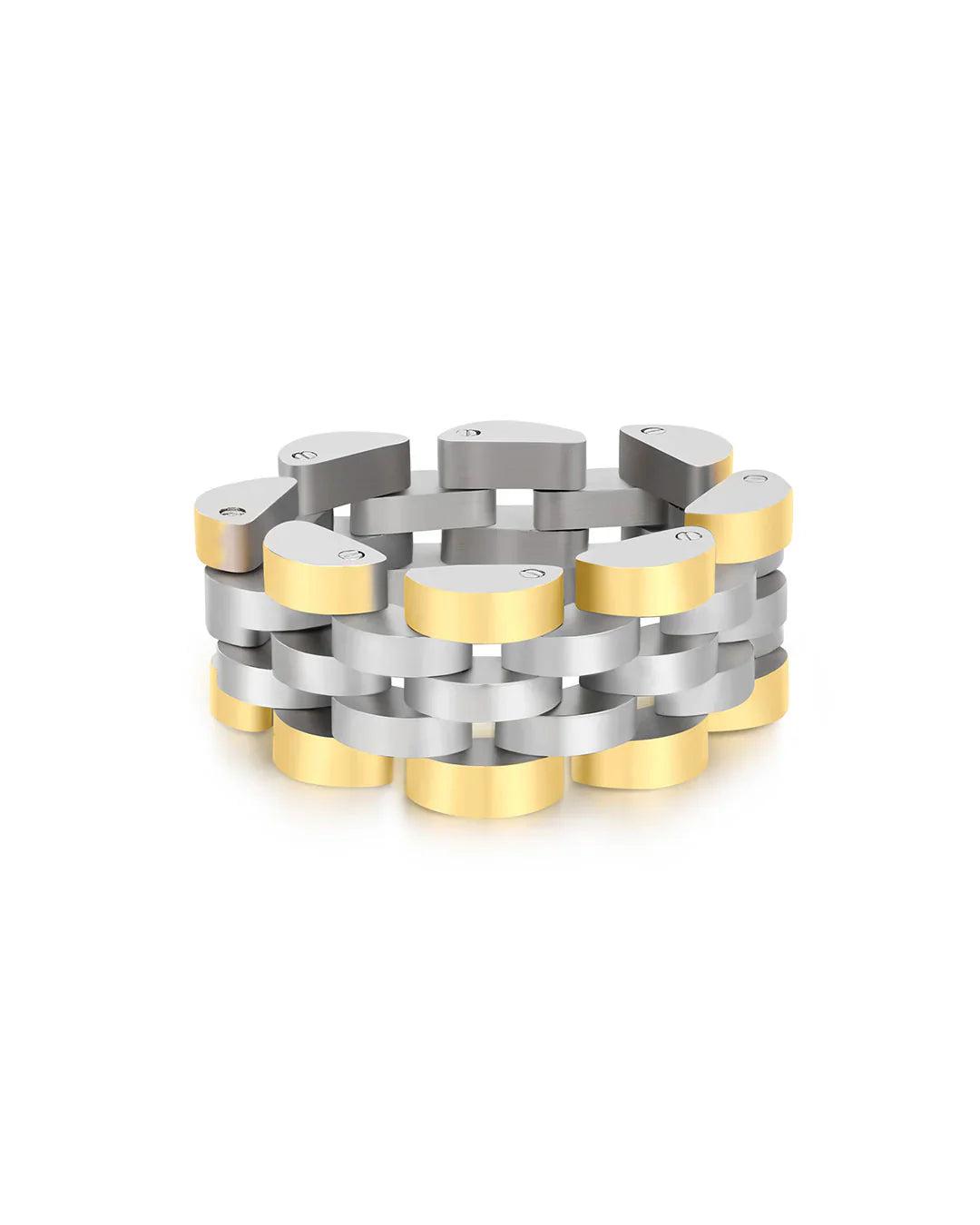 LUV AJ | The Timepiece Ring | Gold Product Image