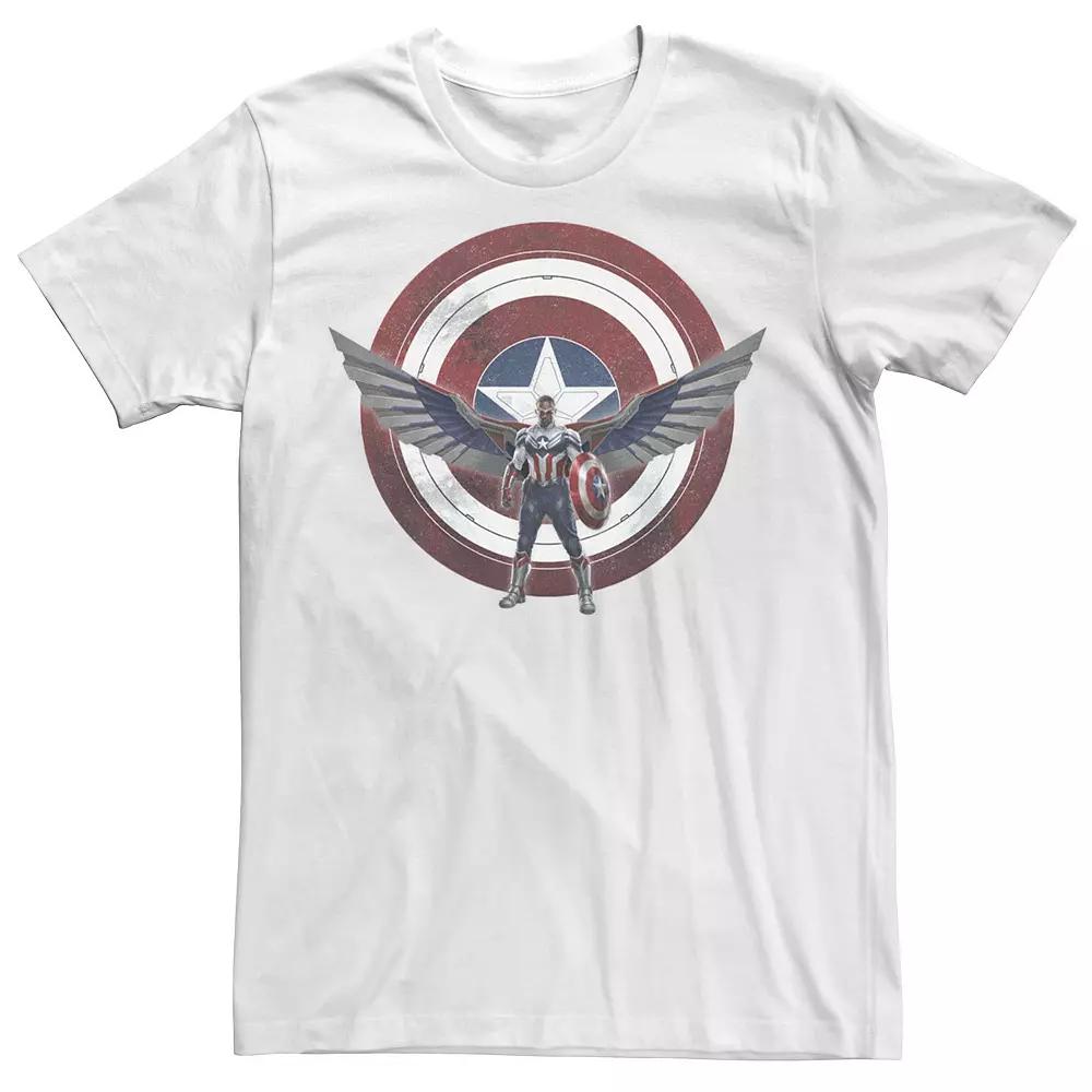 Men's Marvel Falcon And The Winter Soldier Captain America Shield Wings Tee,  Product Image