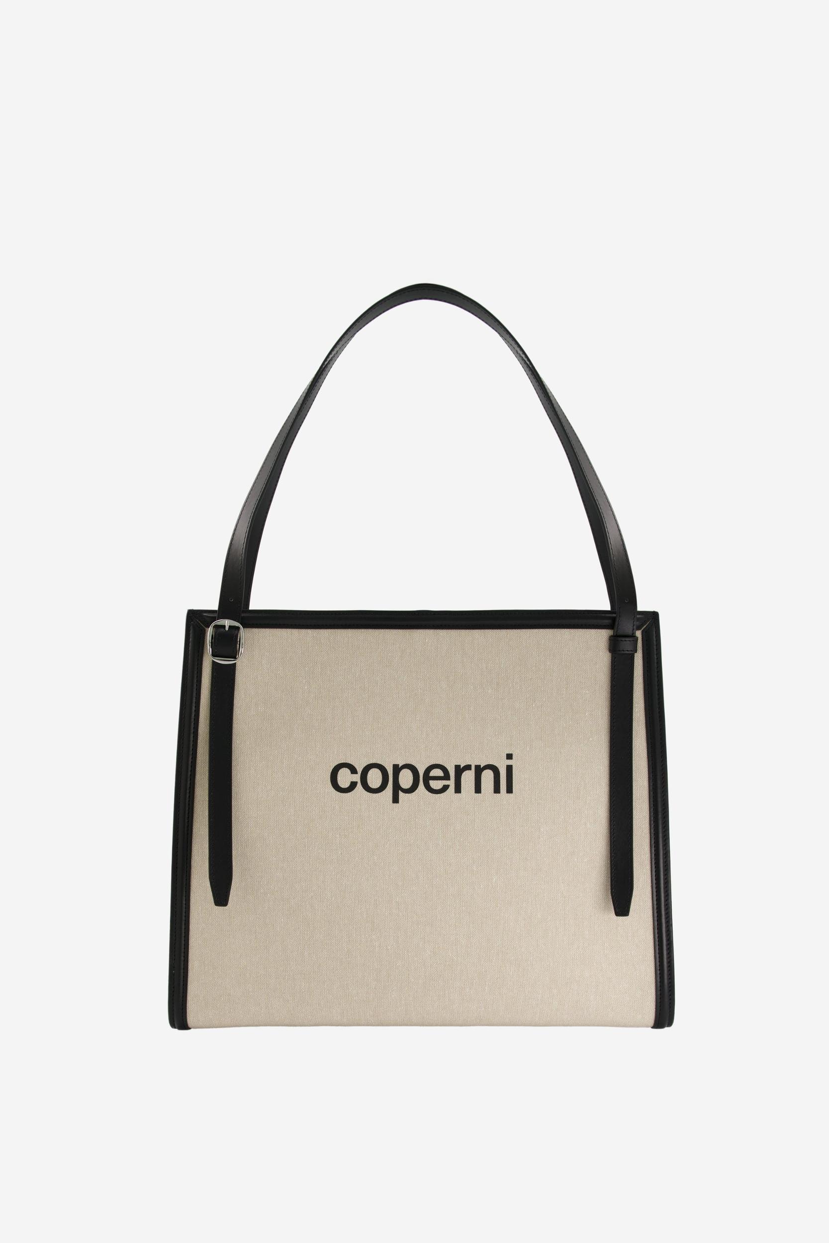 Branded Canvas Belt Tote Bag Product Image