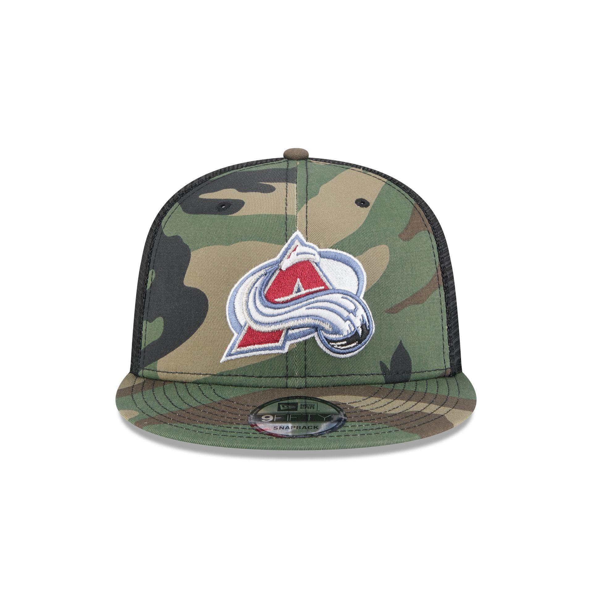 Colorado Avalanche Camo 9FIFTY Trucker Hat Male Product Image