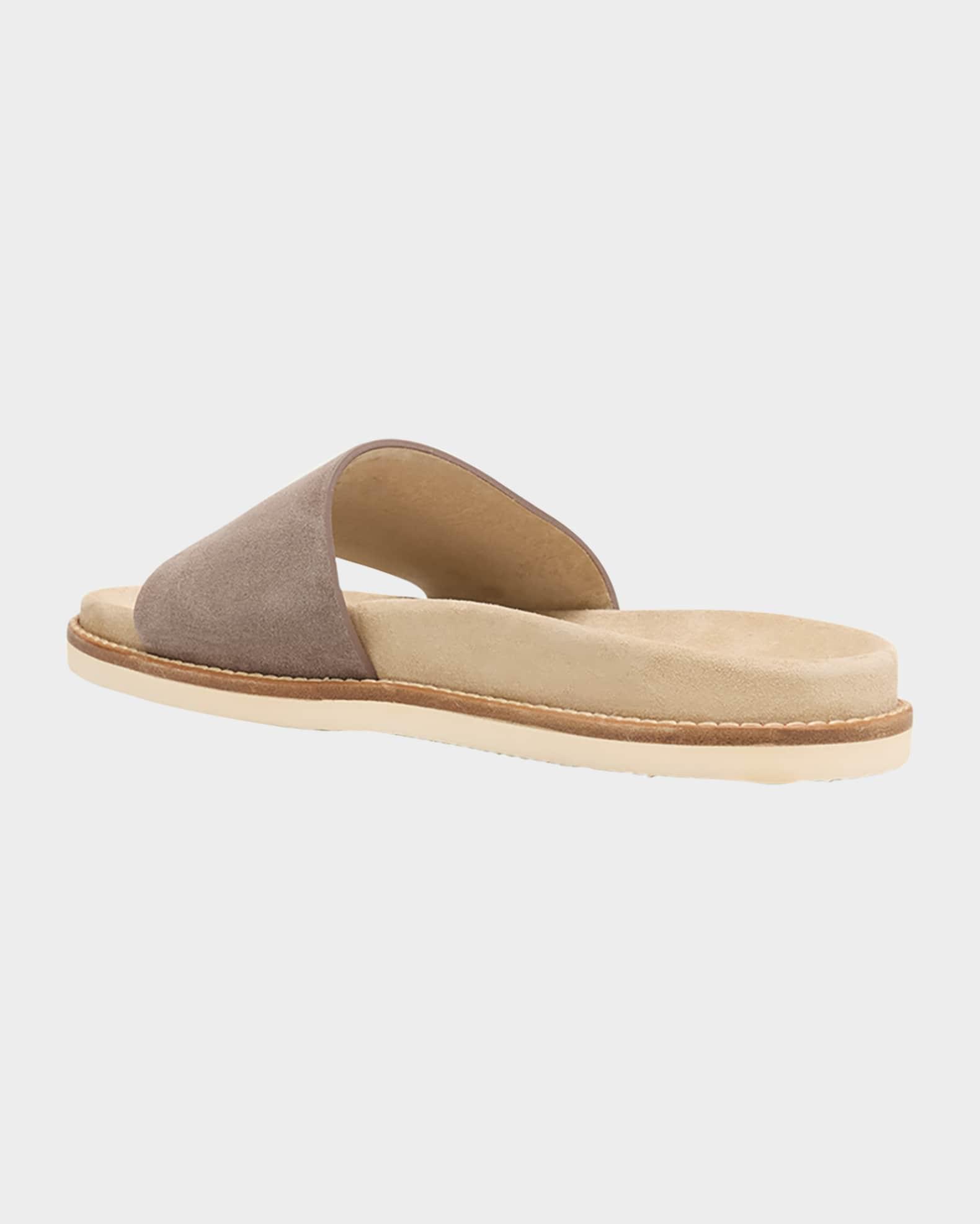 Men's Suede Slide Sandals Product Image