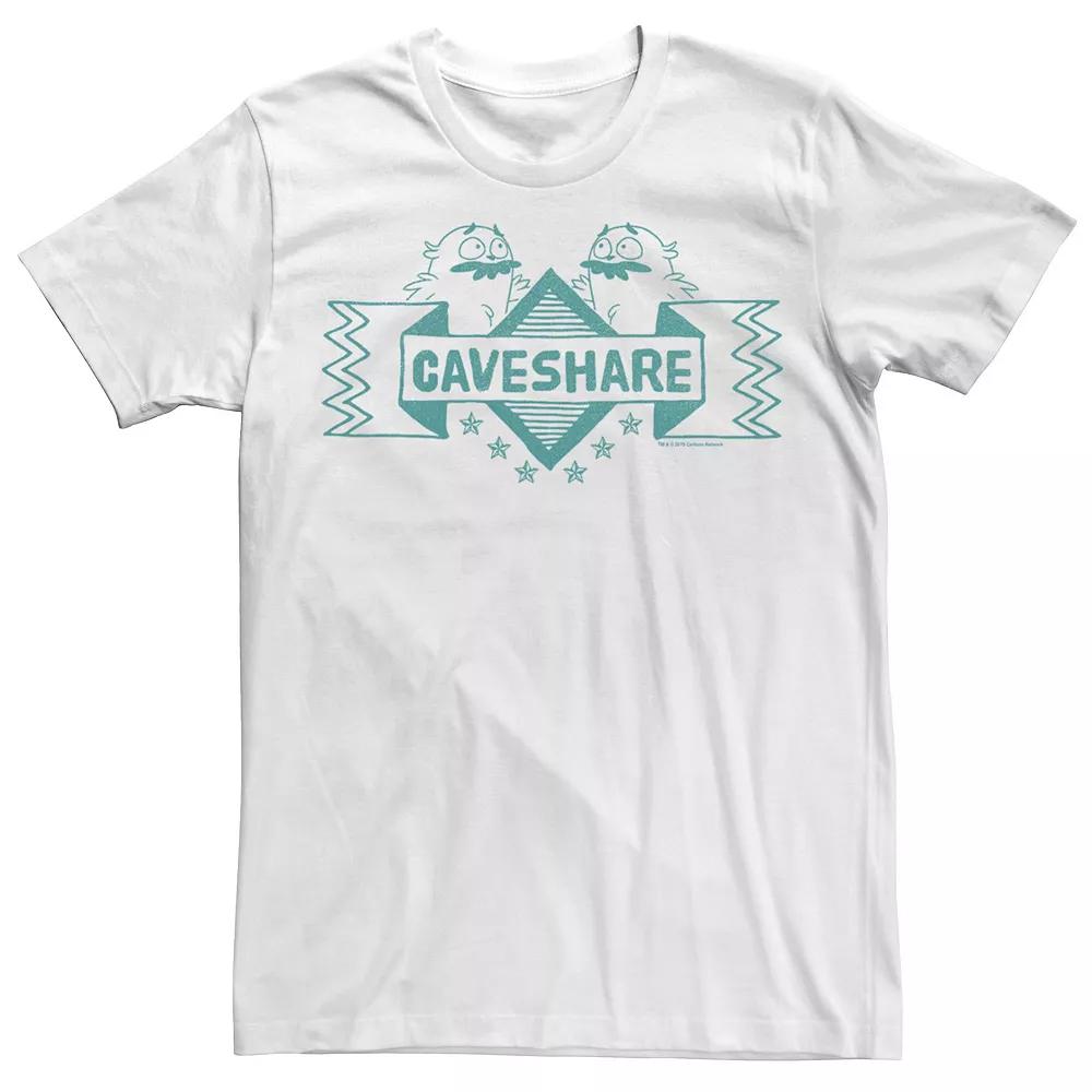 Men's We Bare Bears Caveshare Banner Graphic Tee, Size: XL, White Product Image