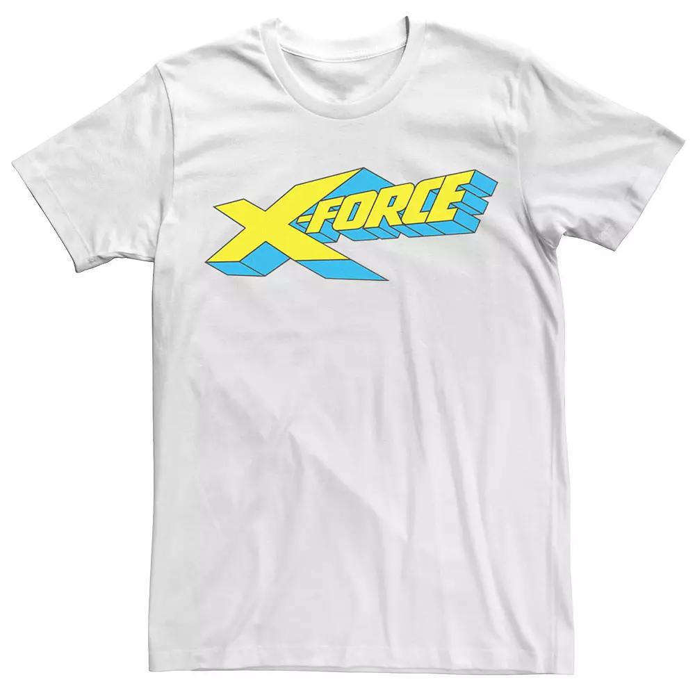 Men's Marvel X-Men X-Force Bold Bright Logo Tee, Size: XL, White Product Image
