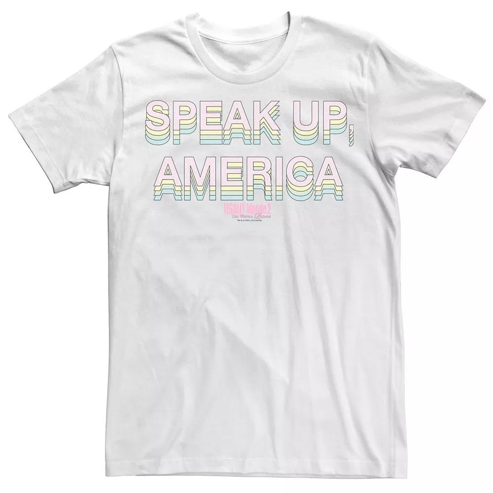 Men's Legally Blonde 2 Speak Up America Tee,  Product Image