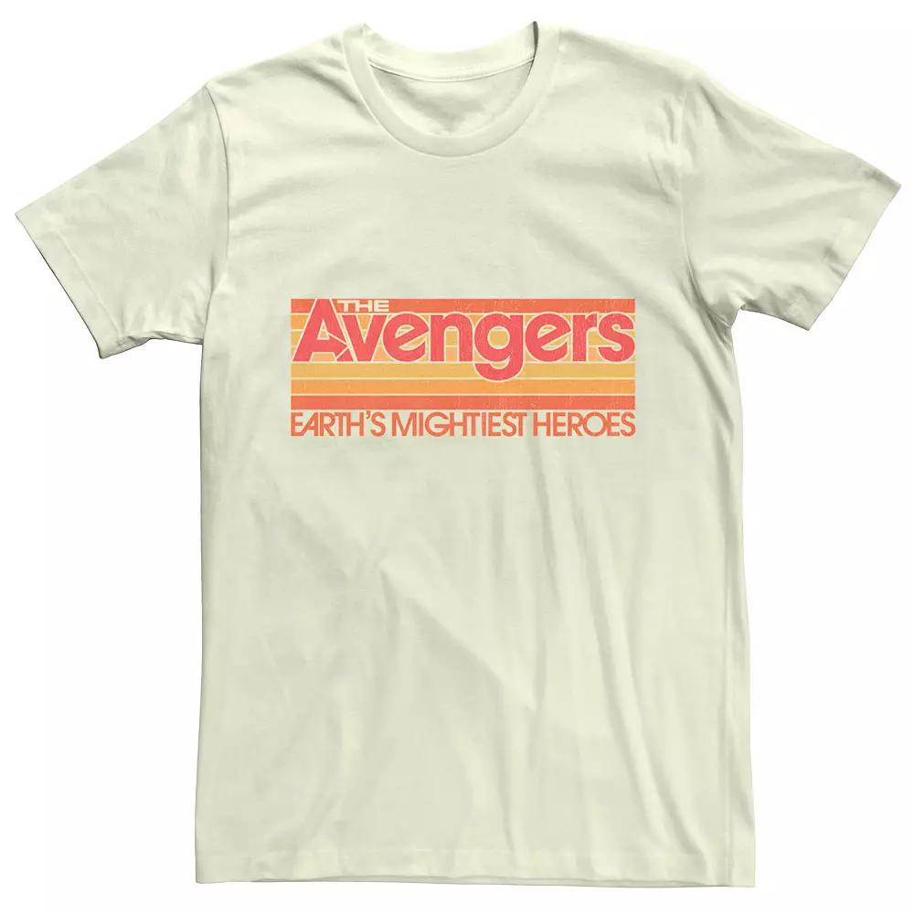 Men's Marvel Avengers Happy First Day Of School Text Tee,  Product Image
