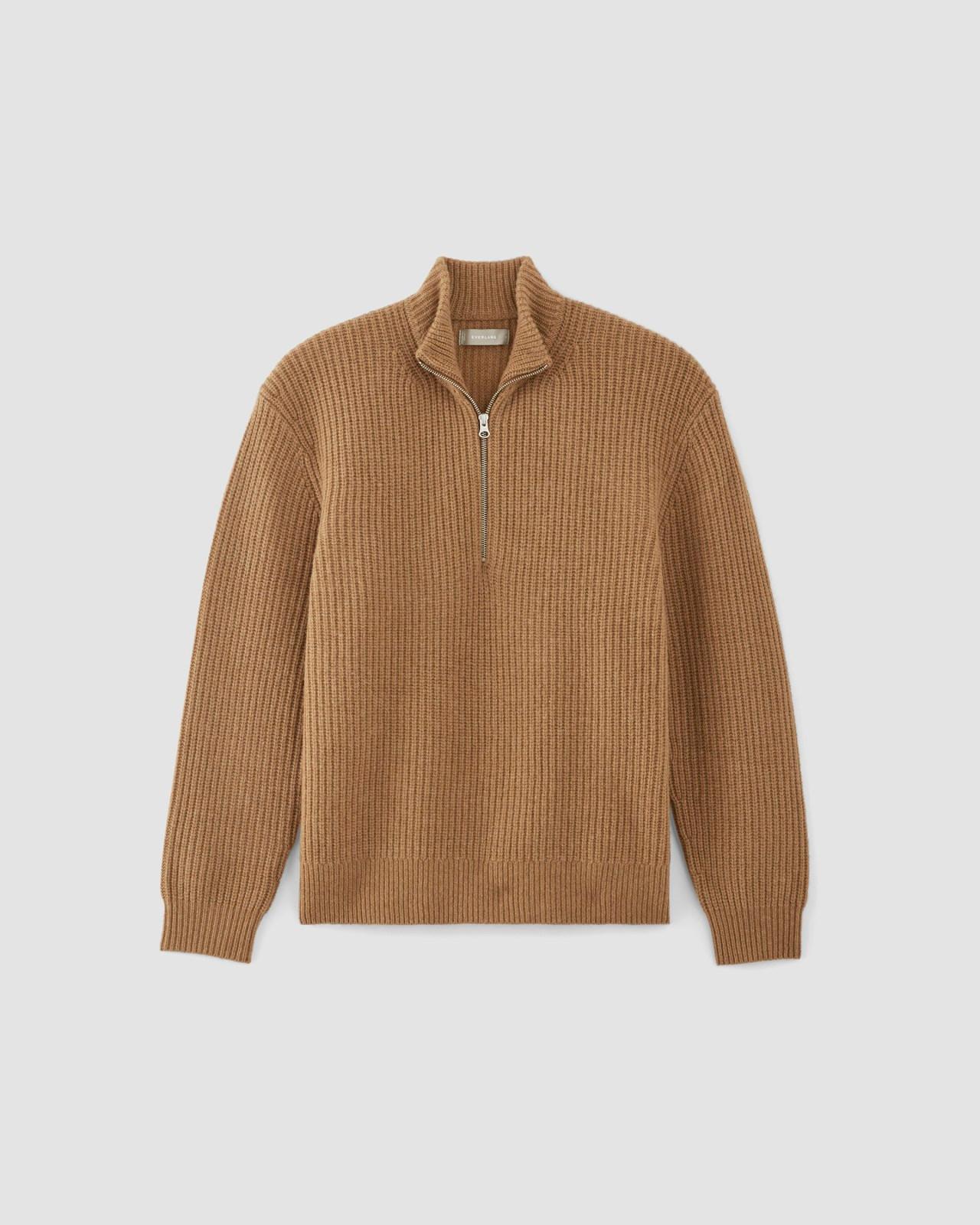 Mens Felted Merino Half-Zip Sweater by Everlane Product Image