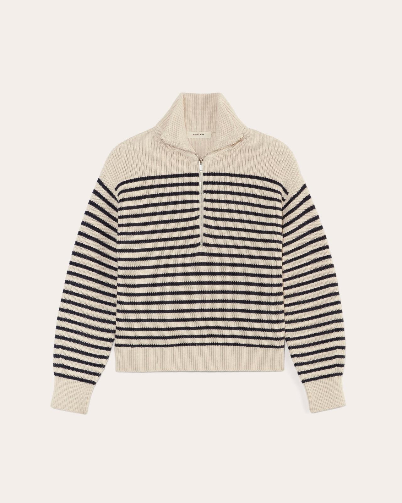 The Half-Zip in Everyday Cotton Product Image
