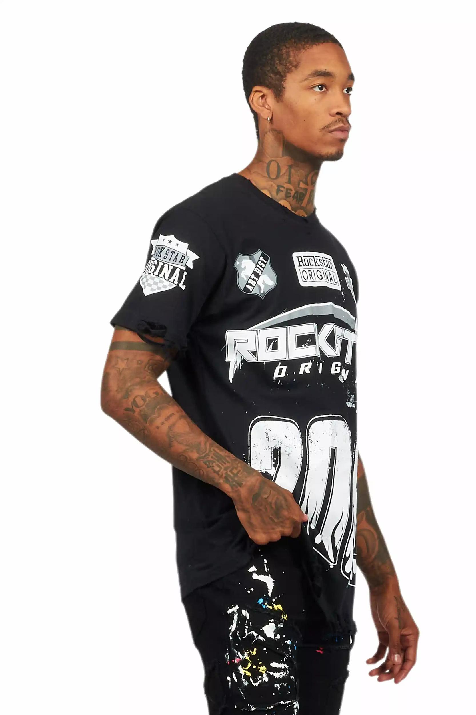 Esha Black Oversized T-Shirt Female Product Image