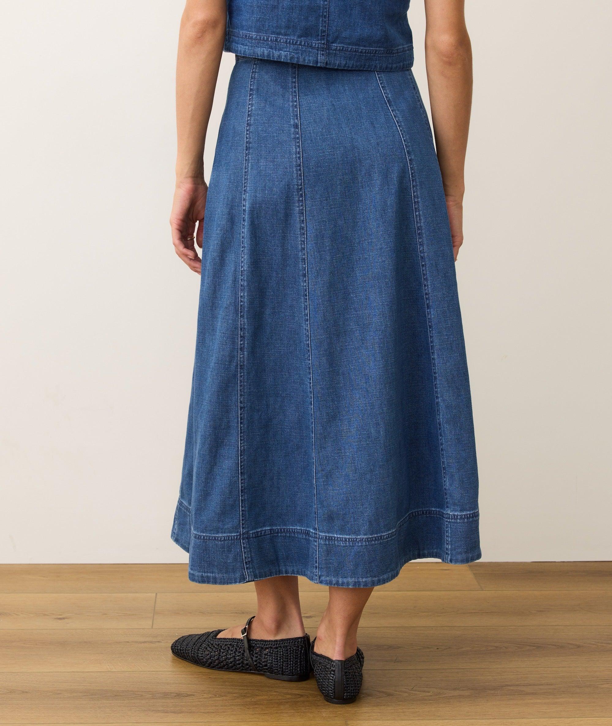 Lainey Denim Skirt Product Image