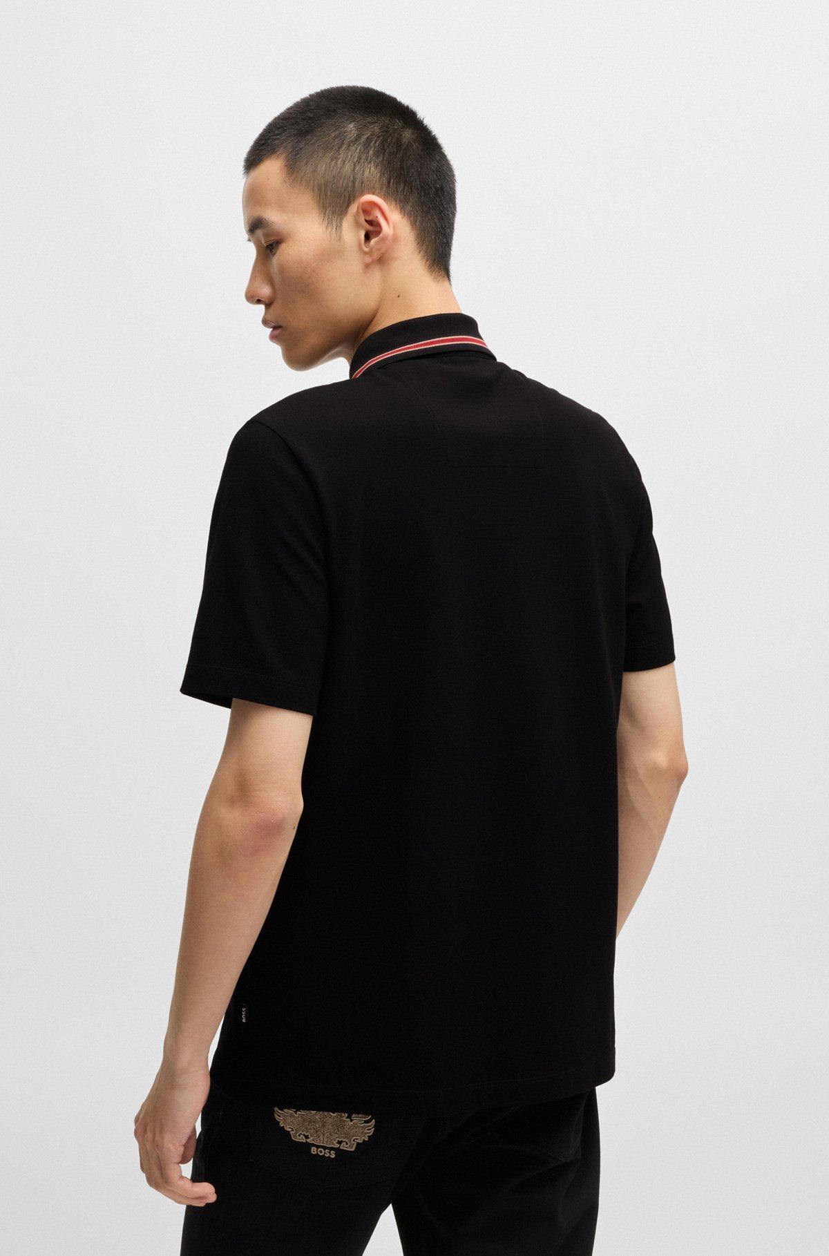 BOSS x Creation of the Gods mercerised-cotton polo shirt Product Image