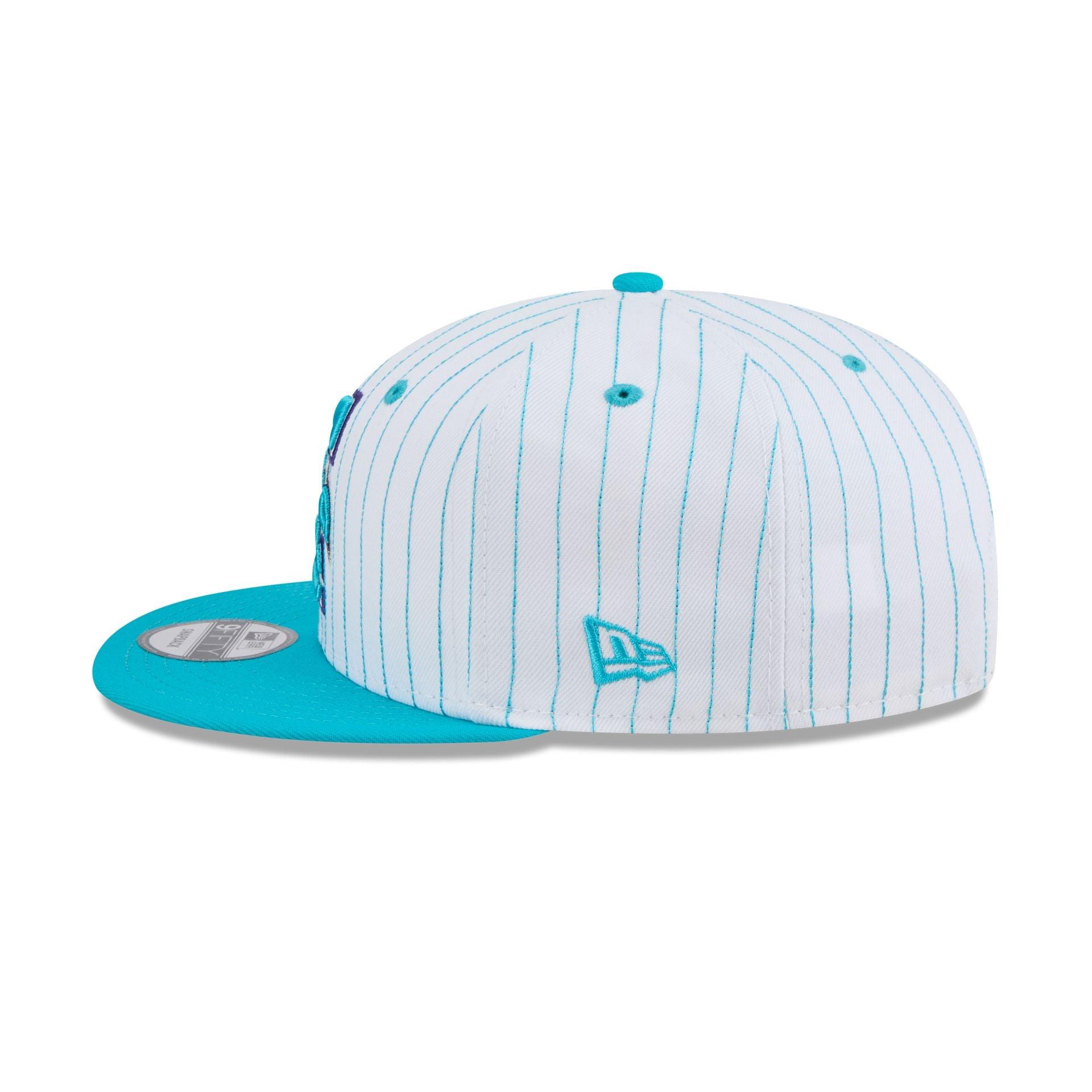 Charlotte Hornets Deceptor Pinstripe 9FIFTY Snapback Hat Male Product Image
