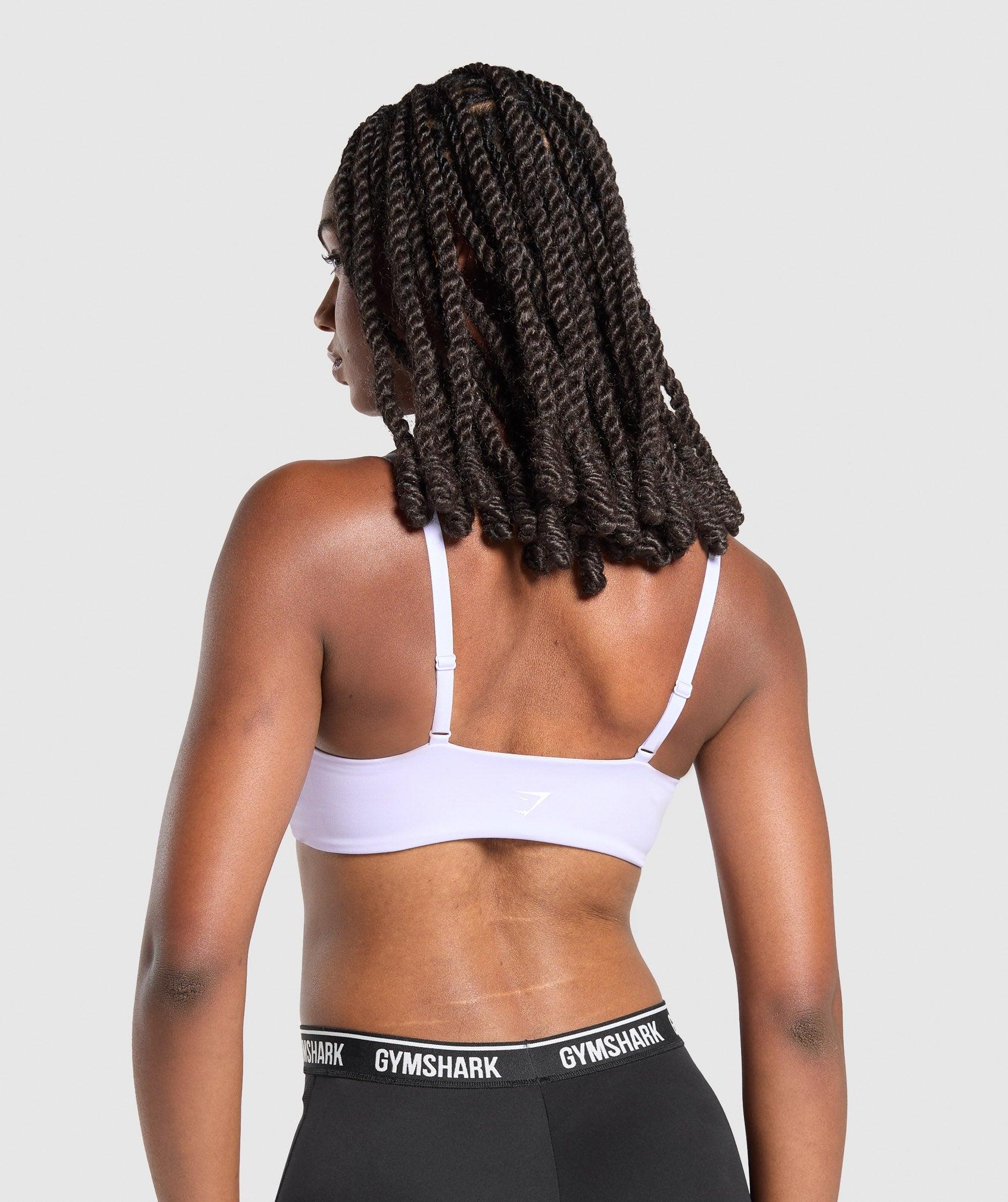 Gymshark Twist Front Bralette - Fresh Lilac Female Product Image
