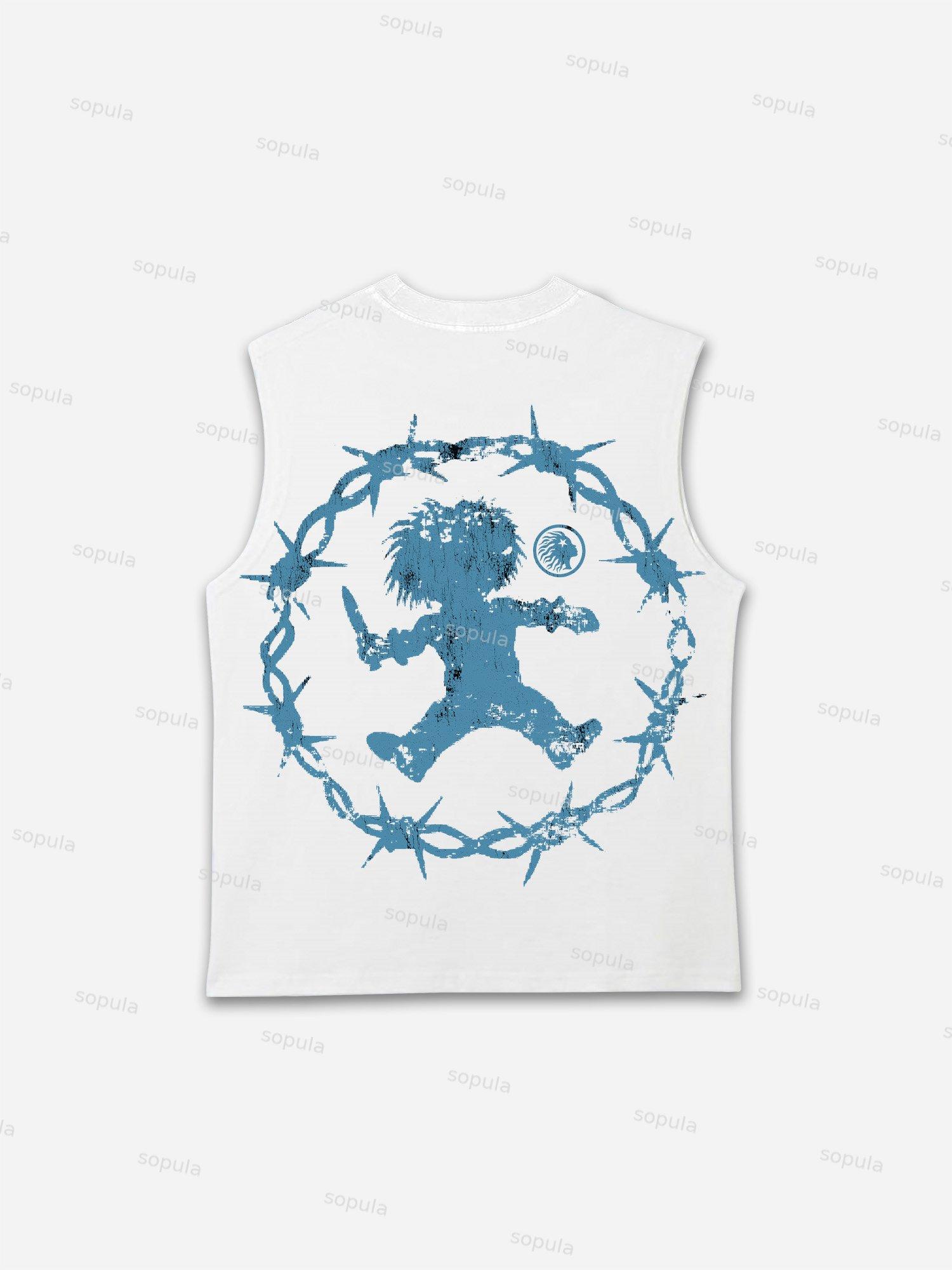 Dont You Wanna Play Print Tank Top Product Image