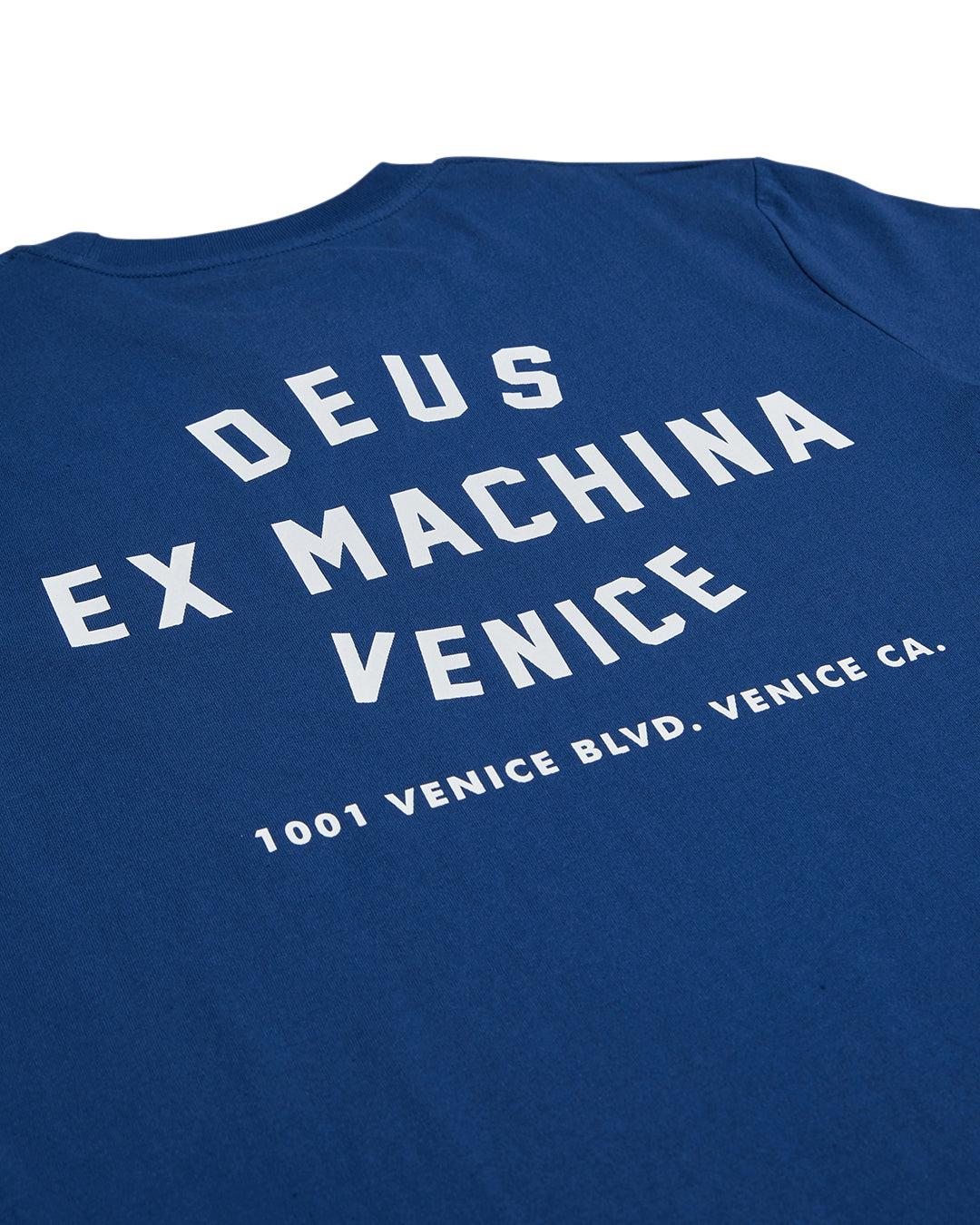 Venice Skull Tee - Mechanic Blue Product Image