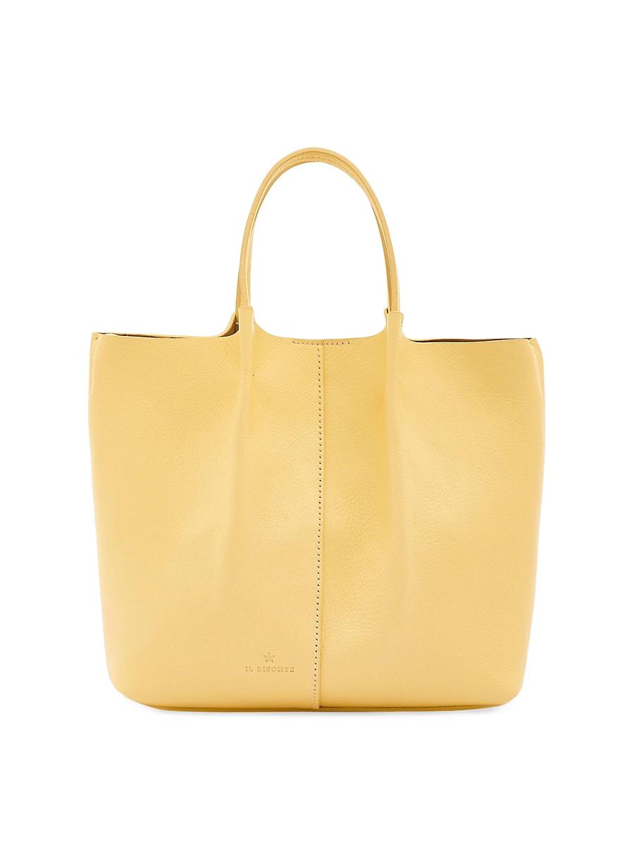 Womens Nina Leather Tote Bag Product Image