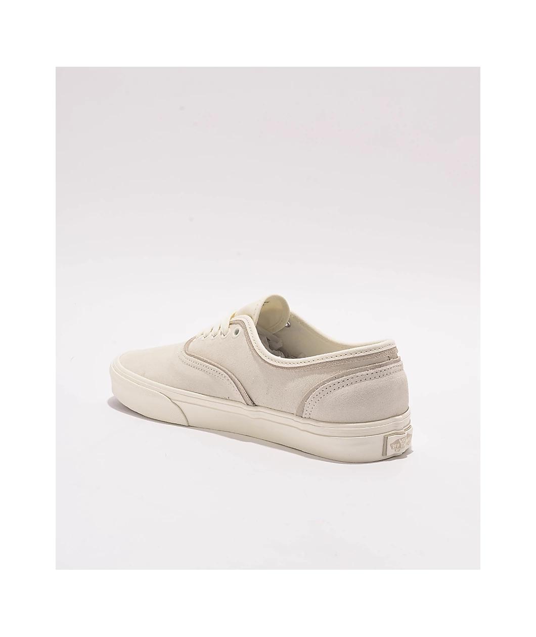 Vans Authentic Silver White & White Skate Shoes Product Image