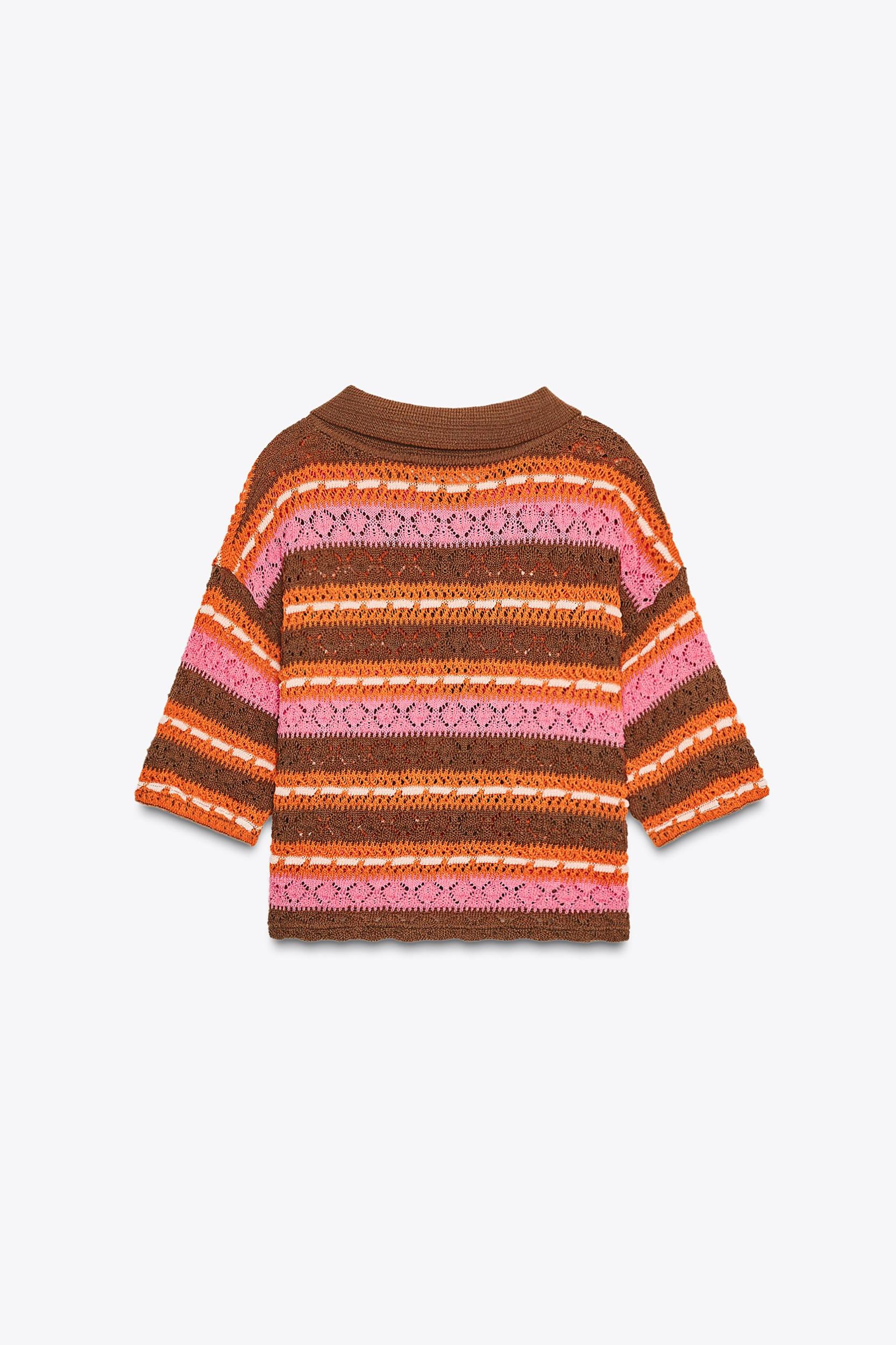 JACQUARD POLO TOP Product Image