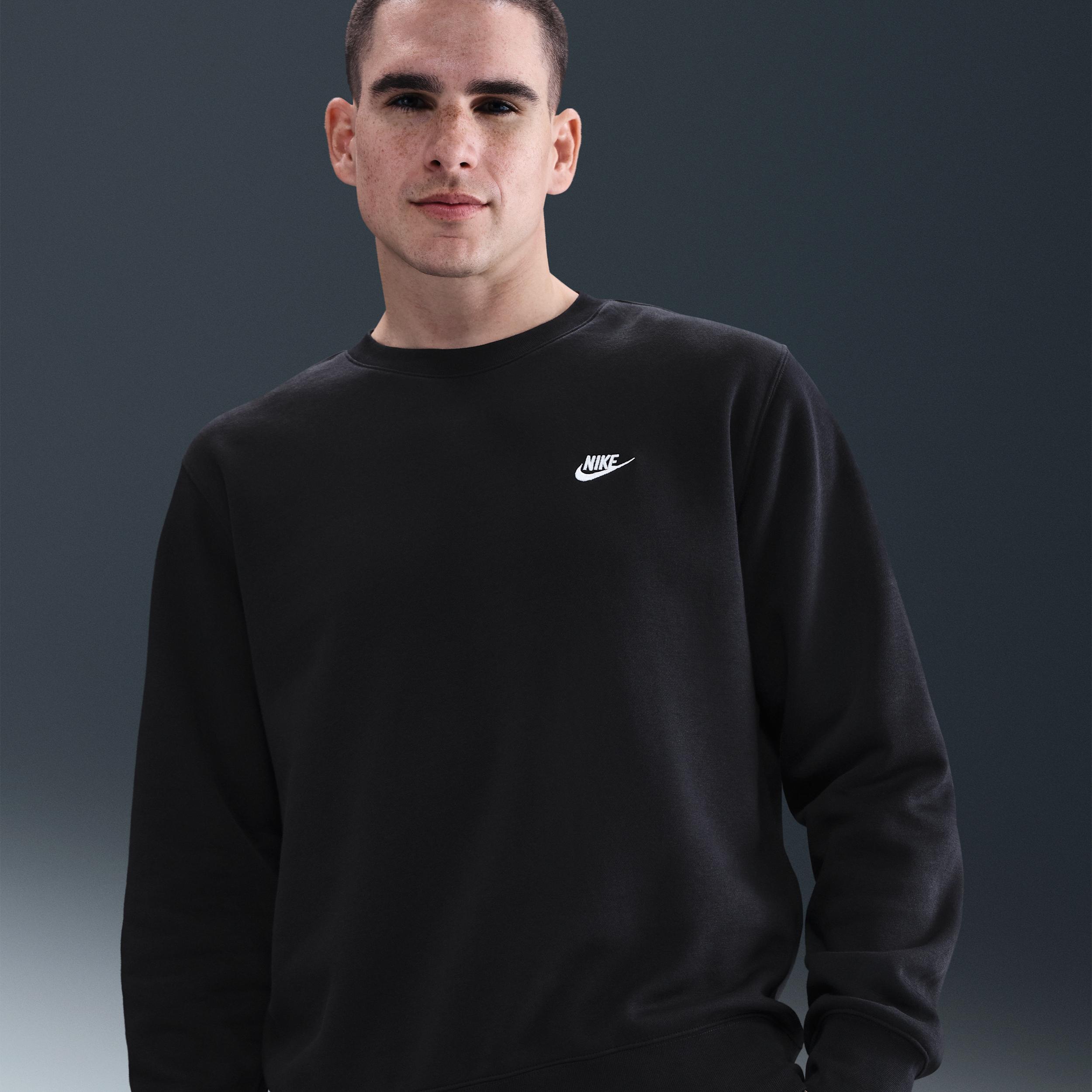 Nike Mens Club Fleece Crew | FN3886-010 Product Image