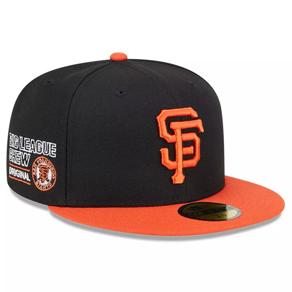 Men's New Era Black San Francisco Giants Big League Chew Team 59FIFTY Fitted Hat, Size: 7 7/8 Product Image