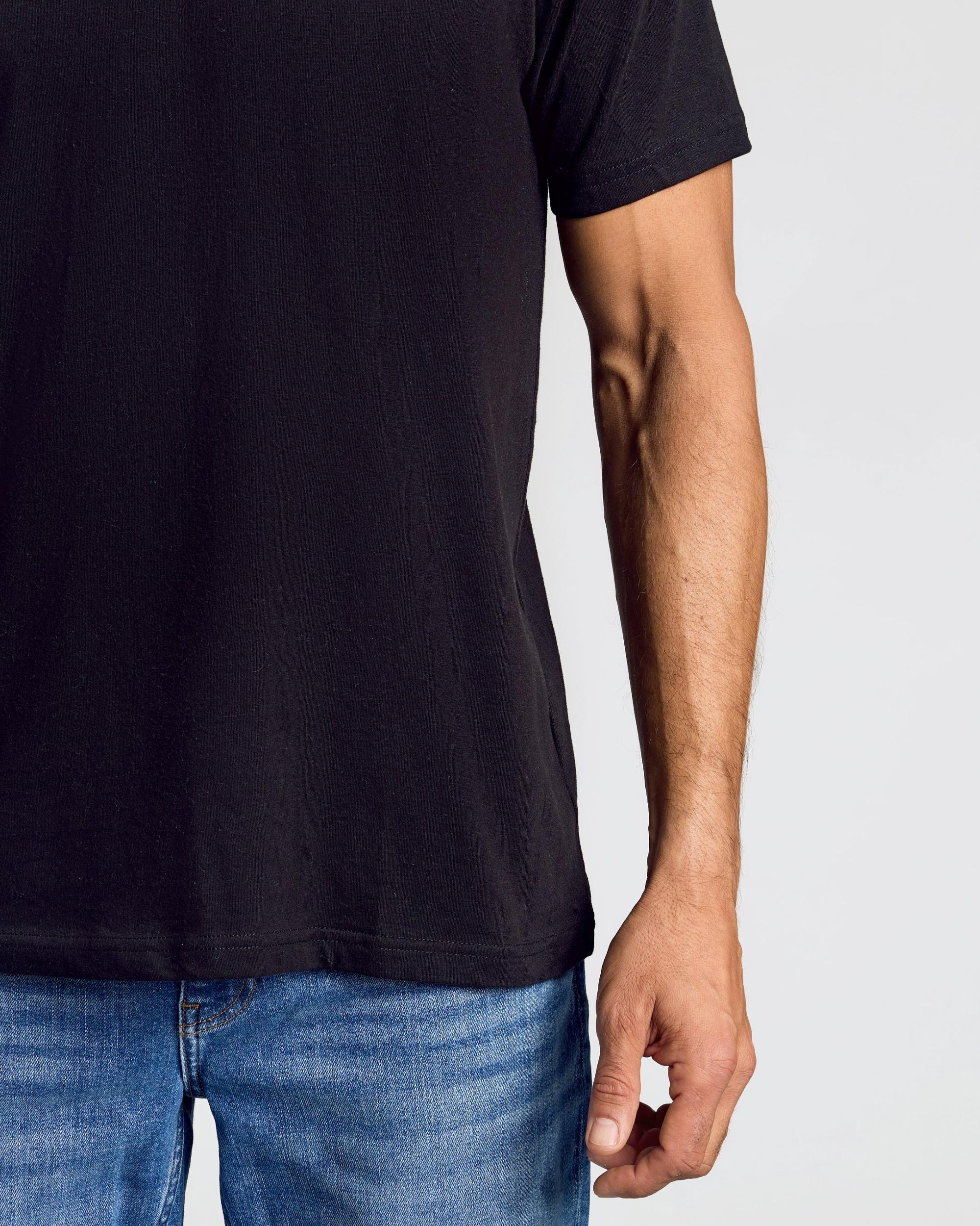Black Classic V-Neck Product Image